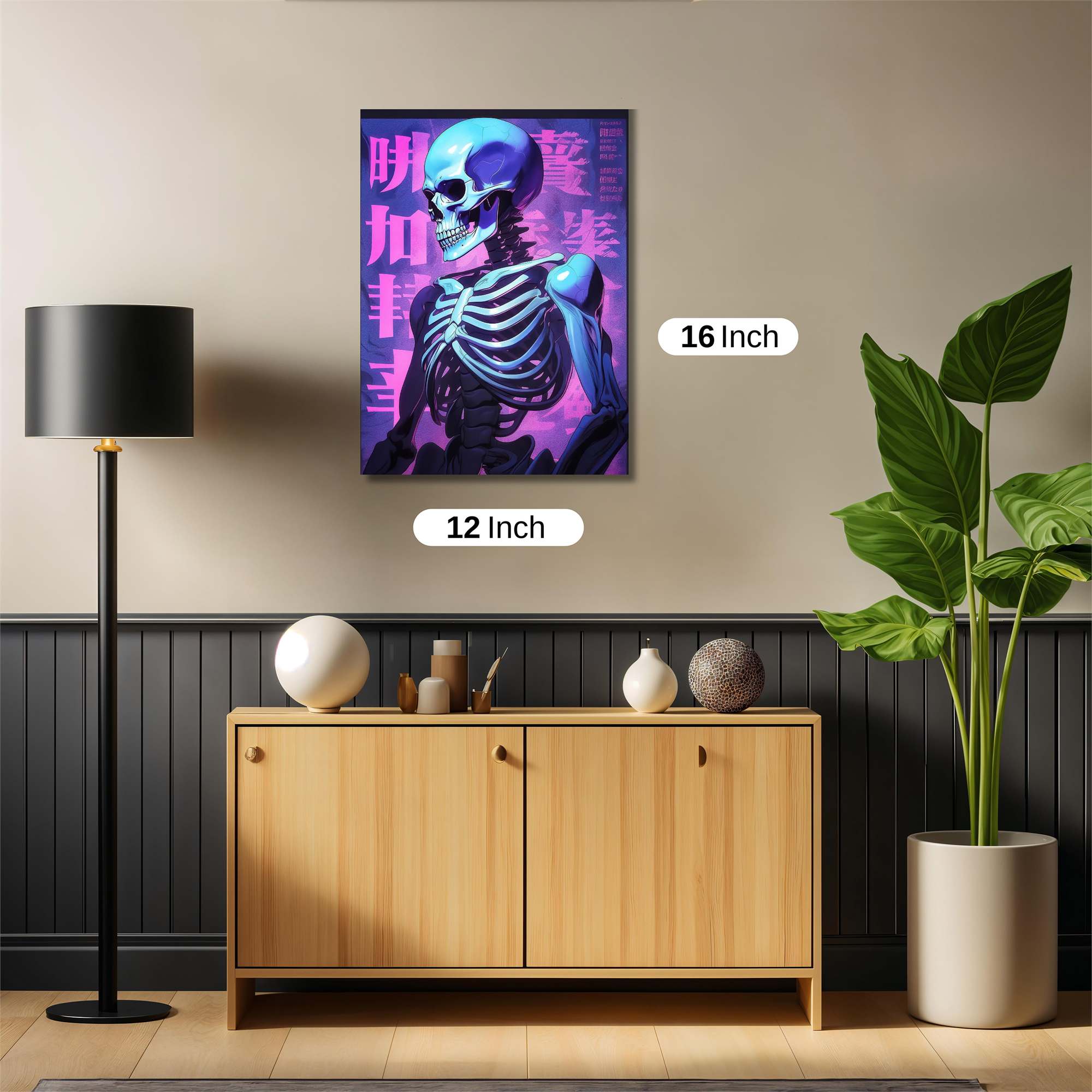 Skeleton Serenity Safe Wall Magnetic / M