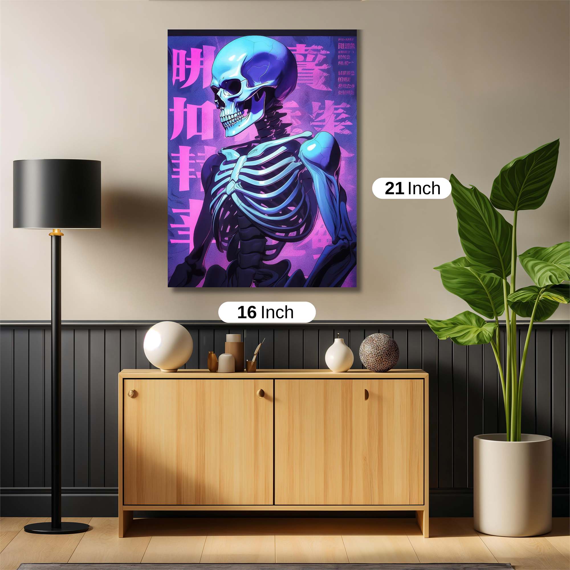 Skeleton Serenity Safe Wall Magnetic / M