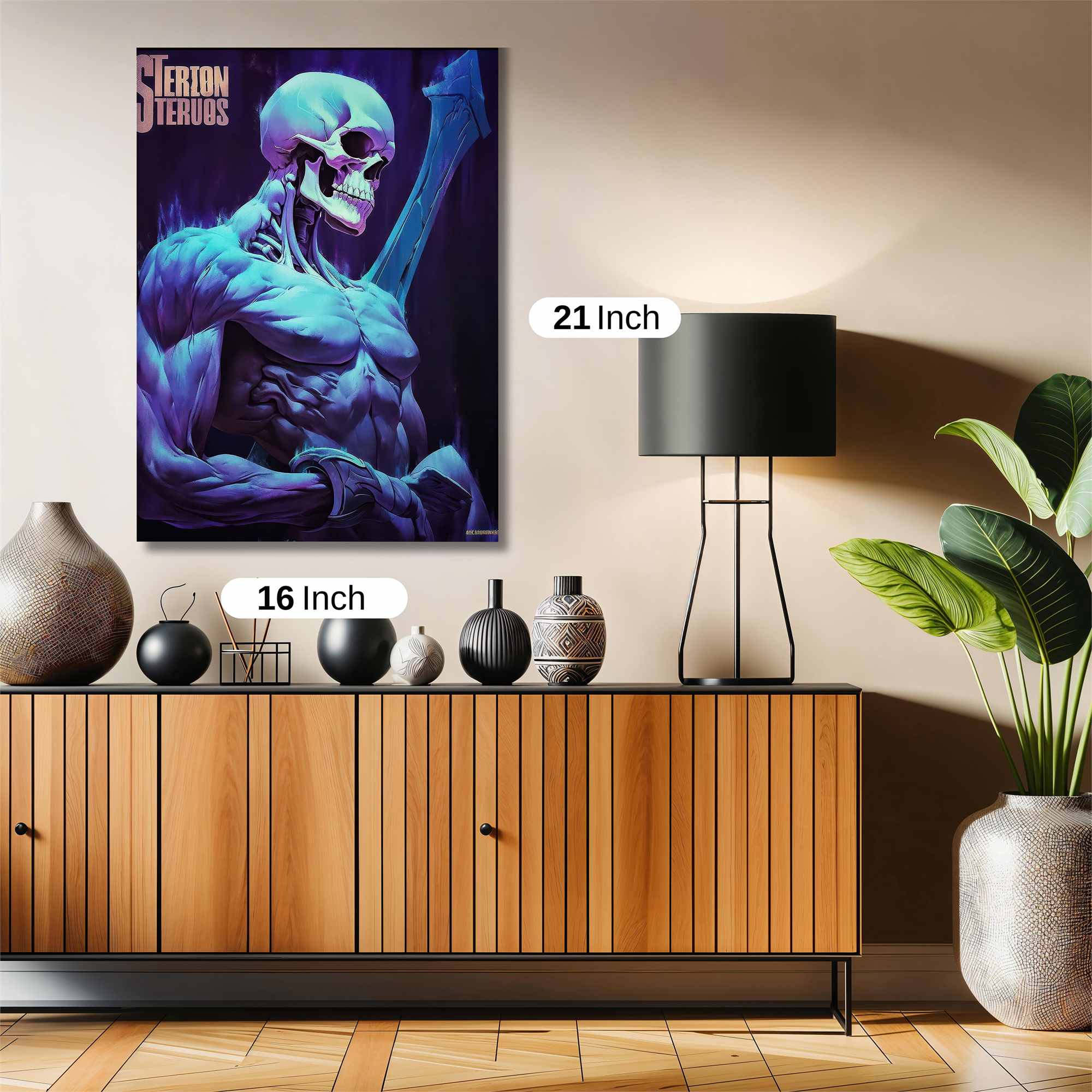 Skeleton Serenity Safe Wall Magnetic / M