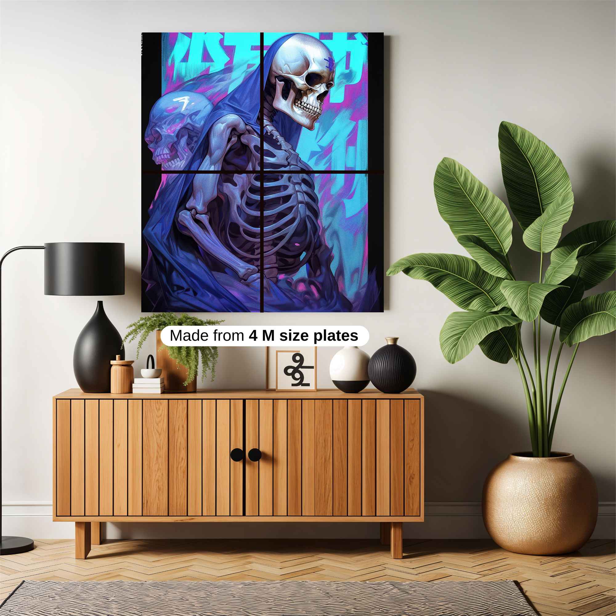 Skeleton Serenity Safe Wall Magnetic / M