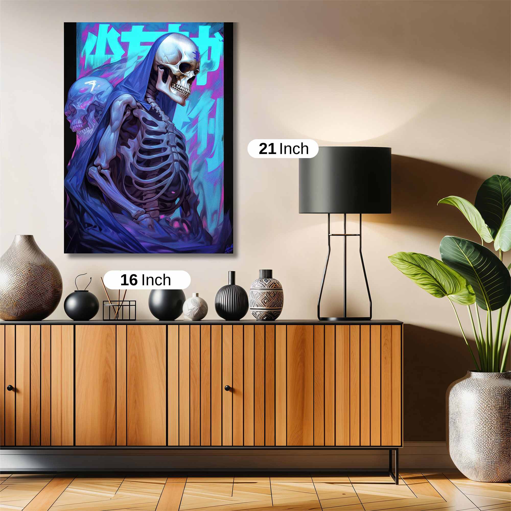 Skeleton Serenity Safe Wall Magnetic / M