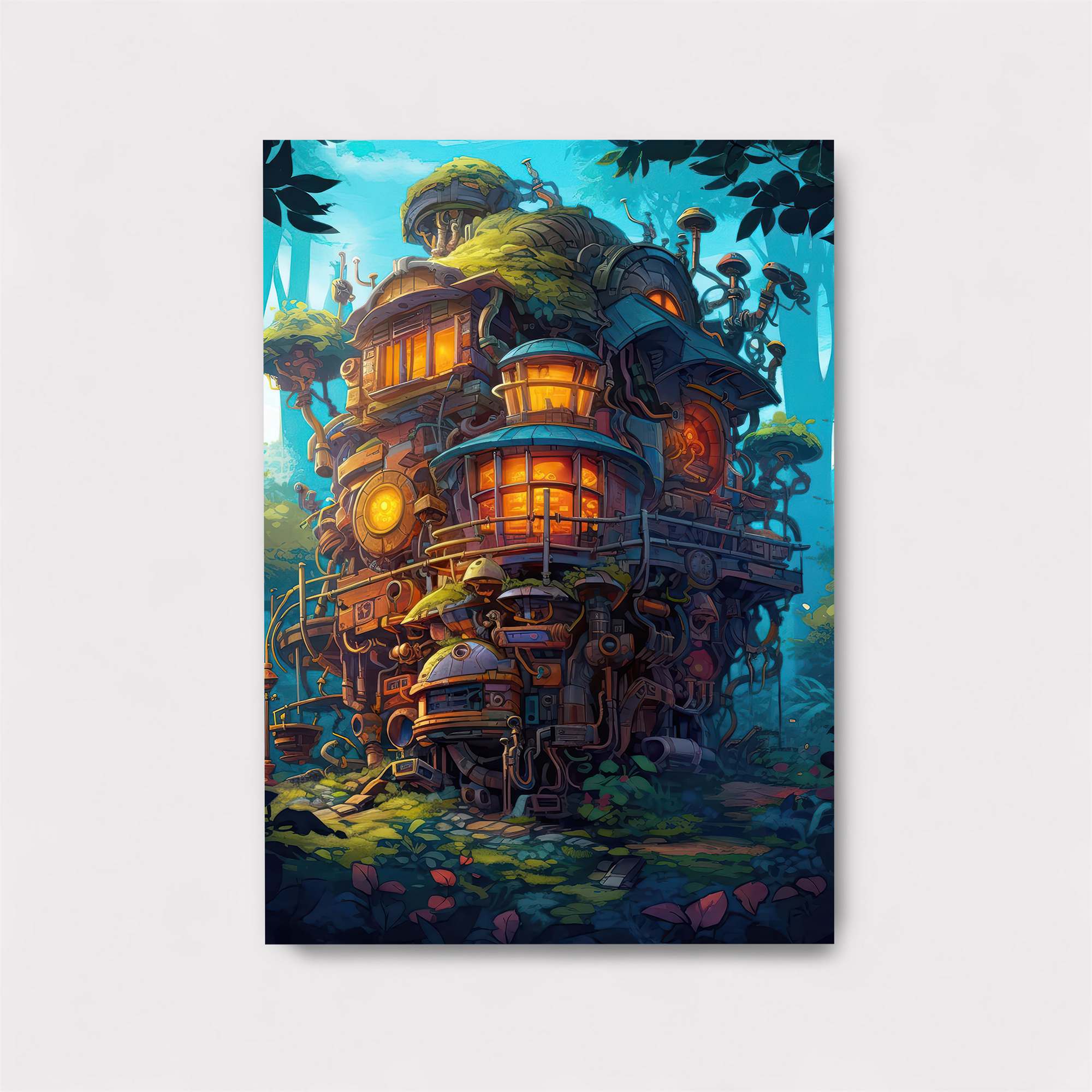 Mushroom Sanctuary Safe Wall Magnetic / M