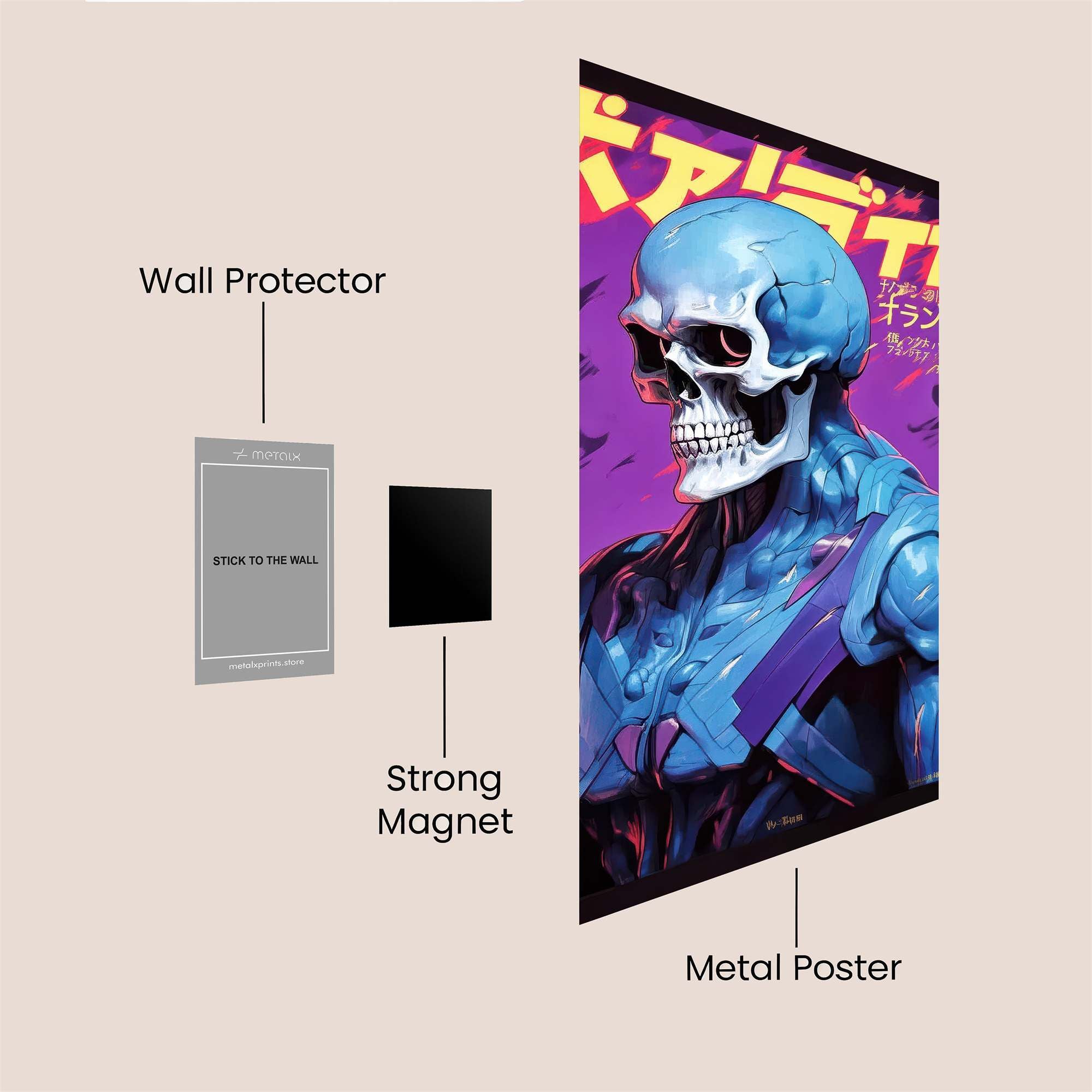 Skull Serenity Safe Wall Magnetic / M