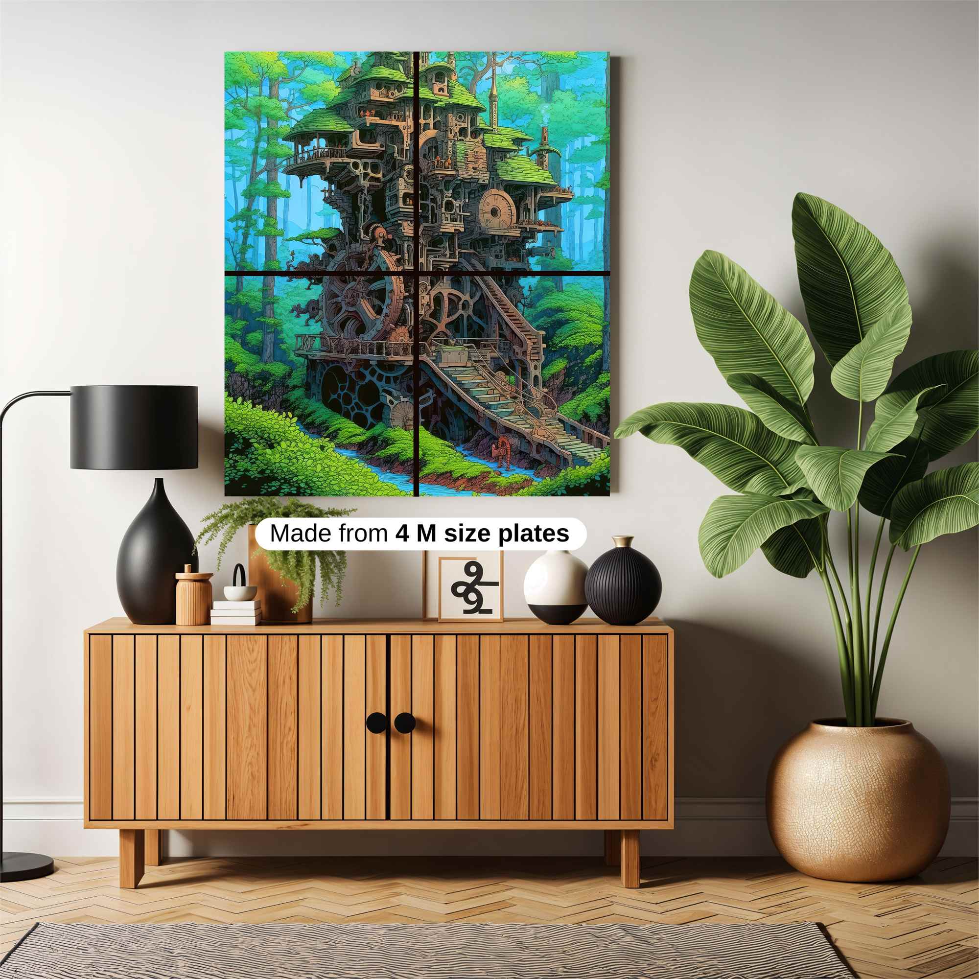 Steampunk Serenity Safe Wall Magnetic / M