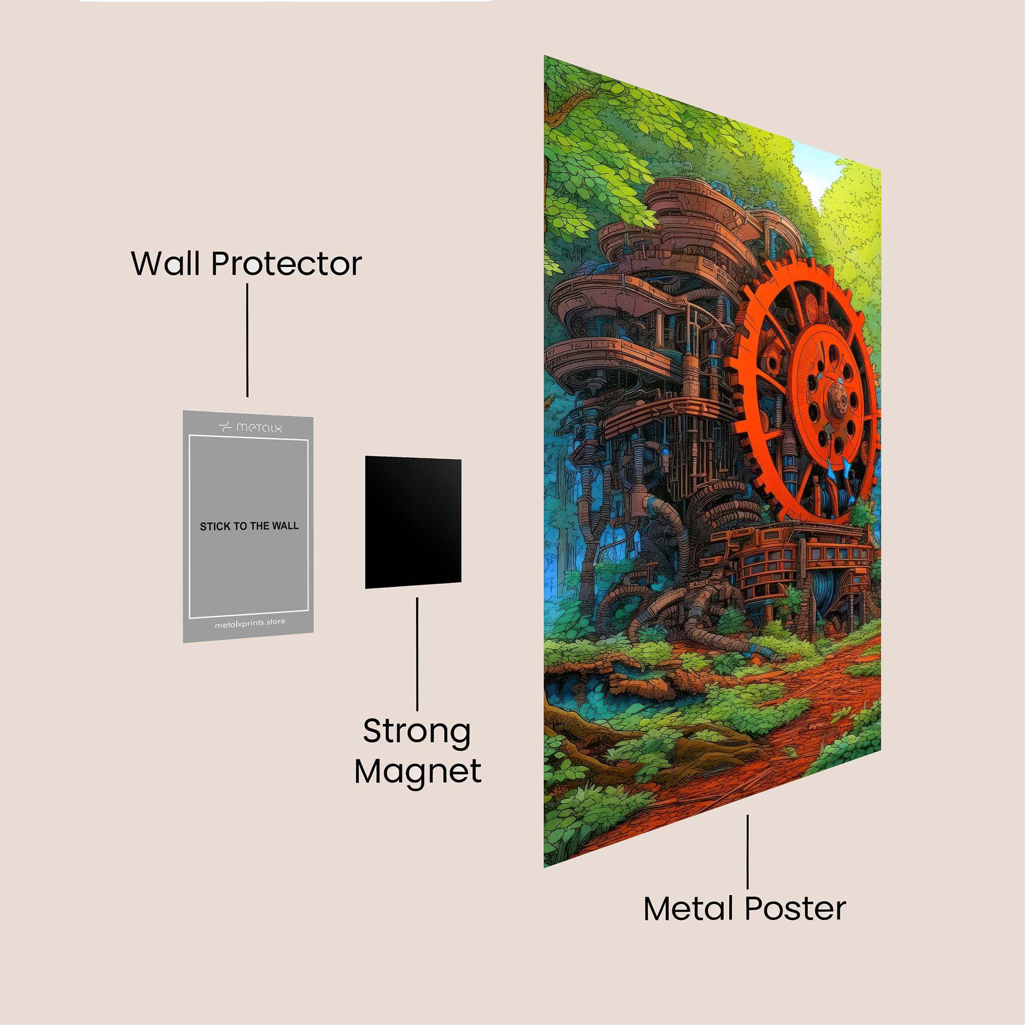 Ghibli Wonder Safe Wall Magnetic / M