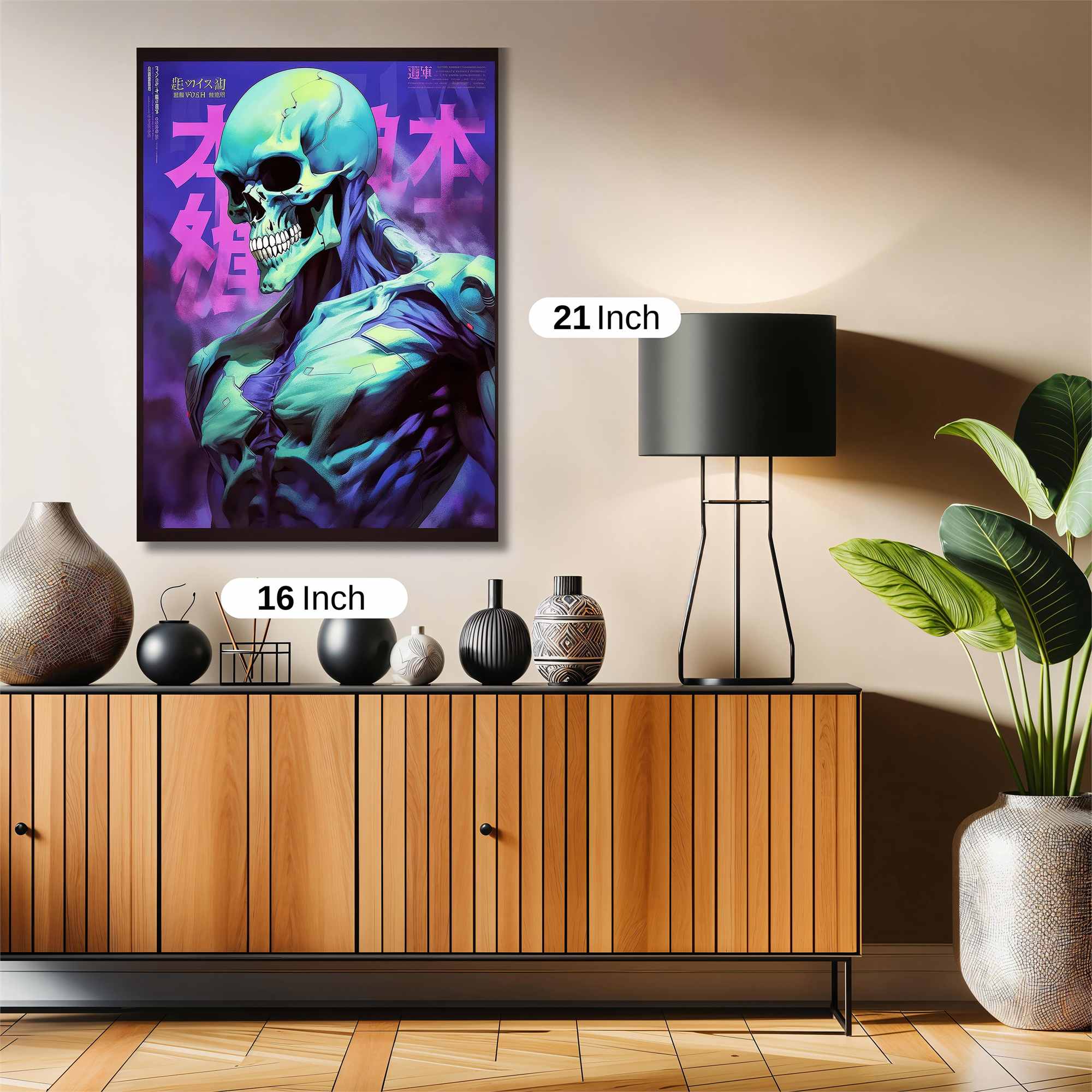 Skull Serenity Safe Wall Magnetic / M