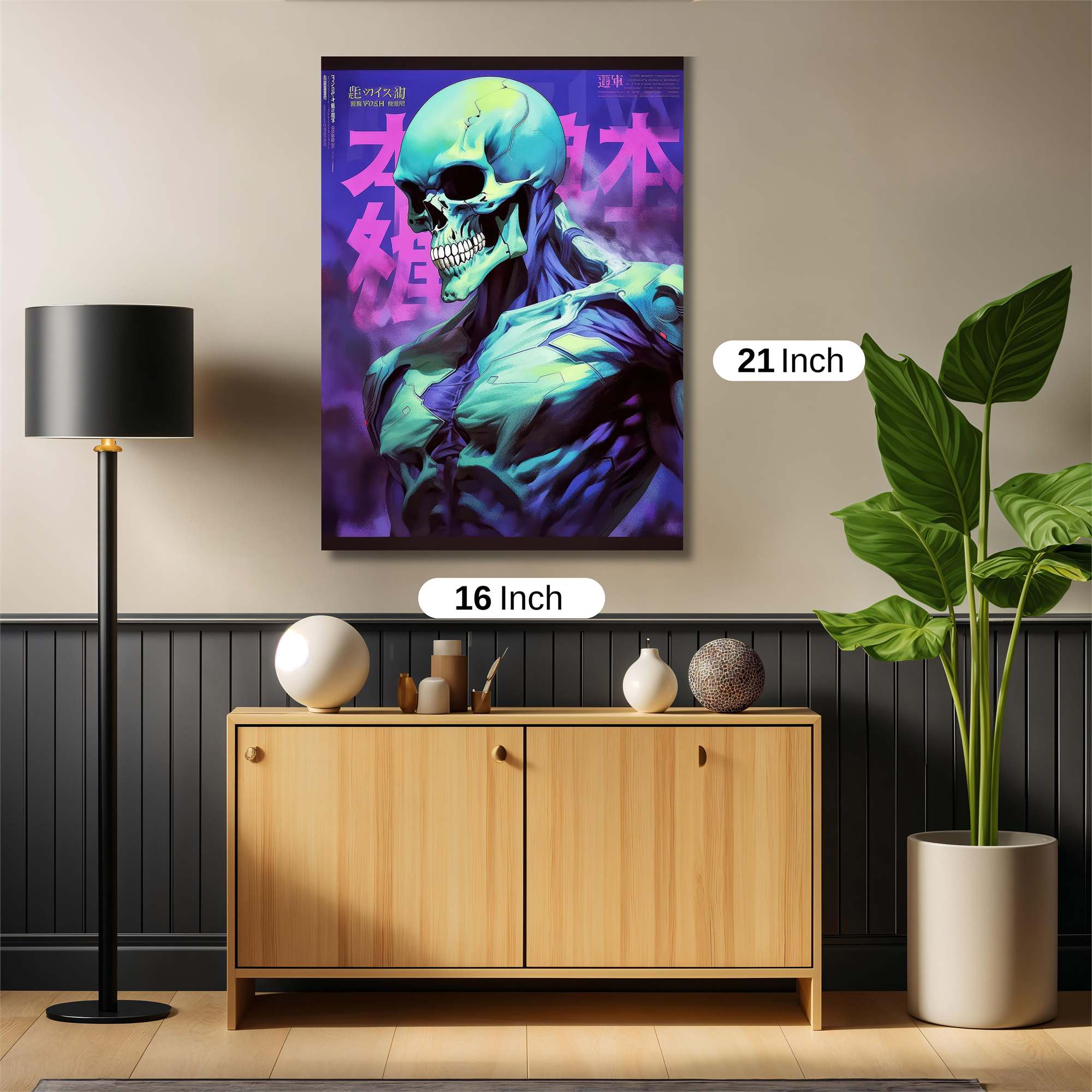 Skull Serenity Safe Wall Magnetic / M