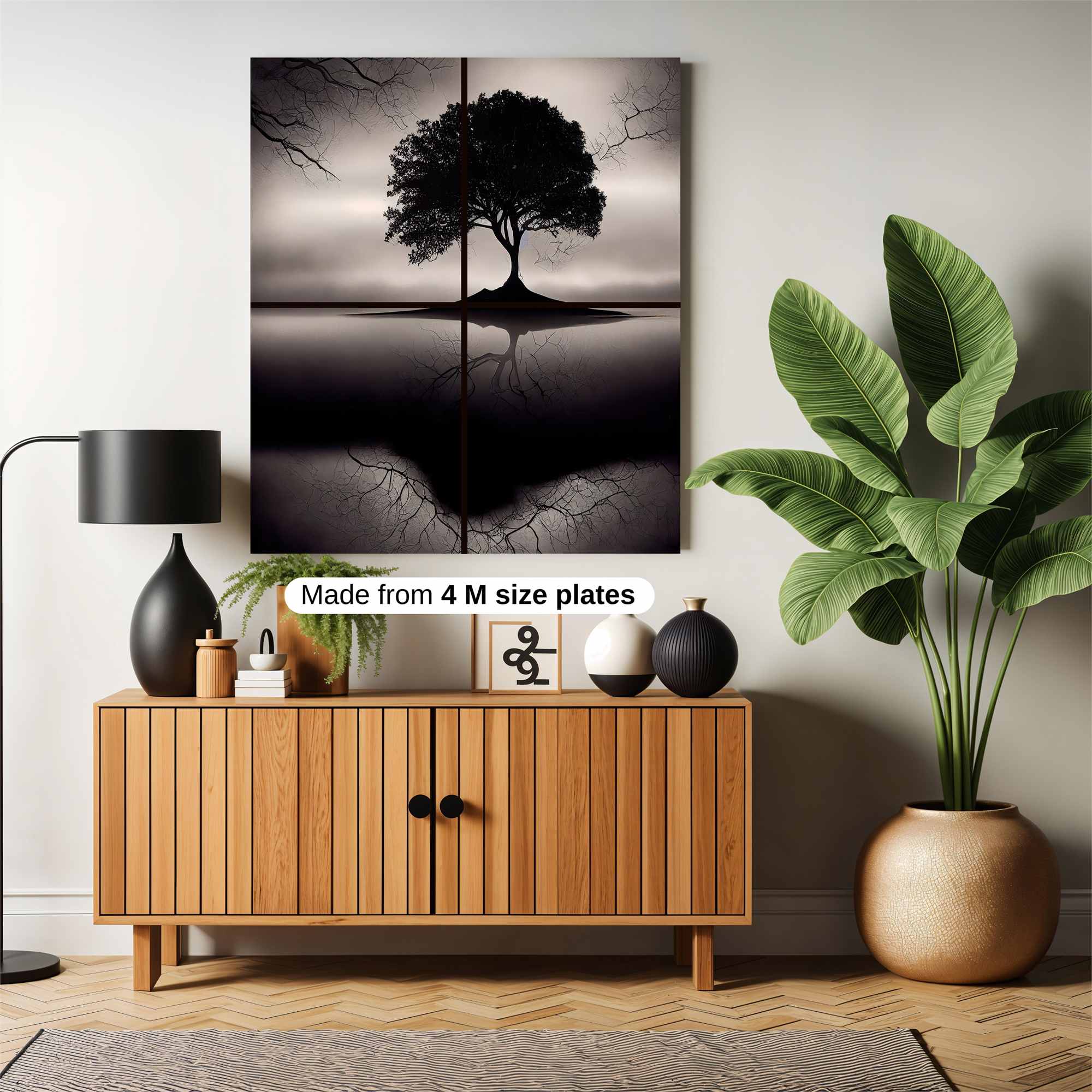 Tree Solitude Safe Wall Magnetic / M