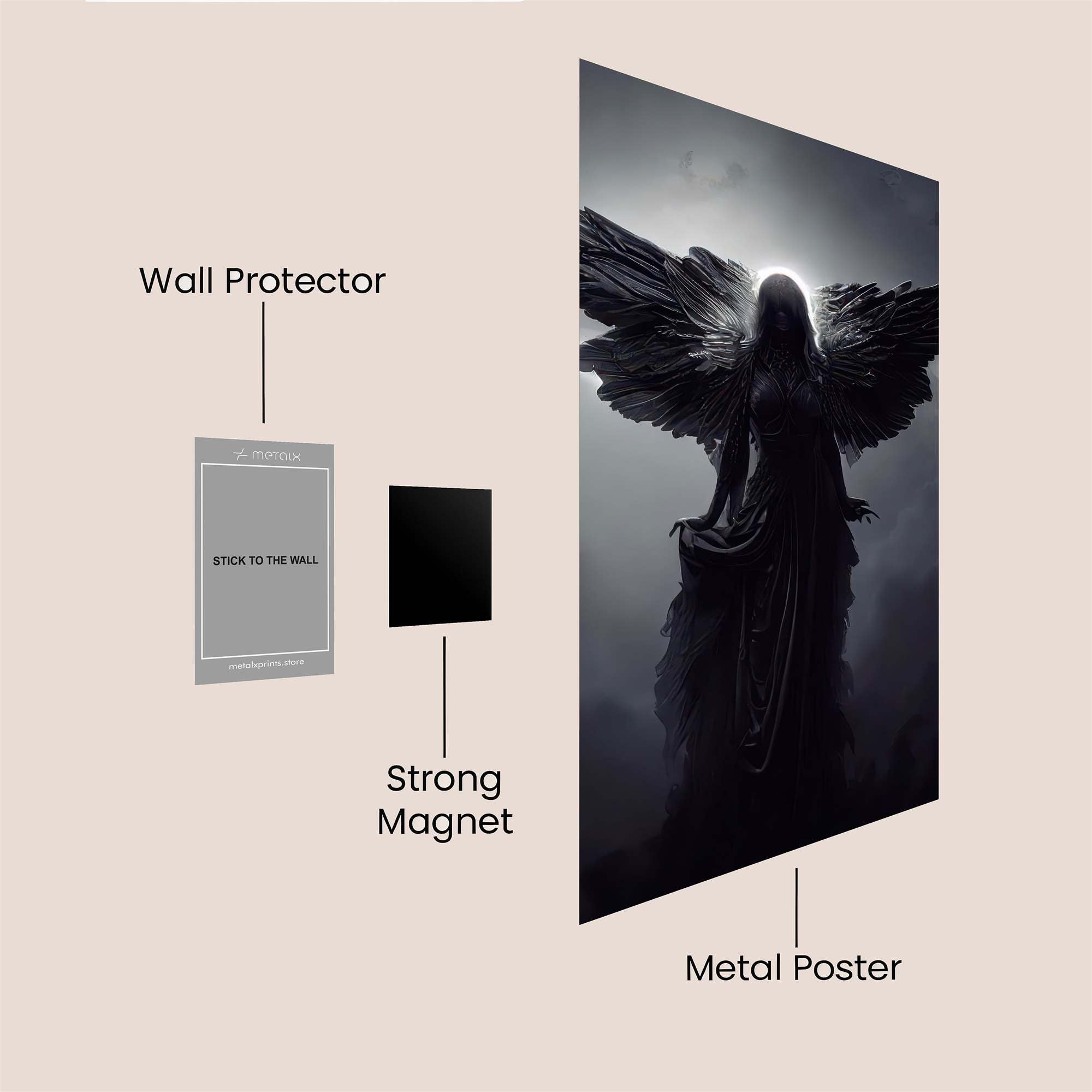 DarkAngel Safe Wall Magnetic / M