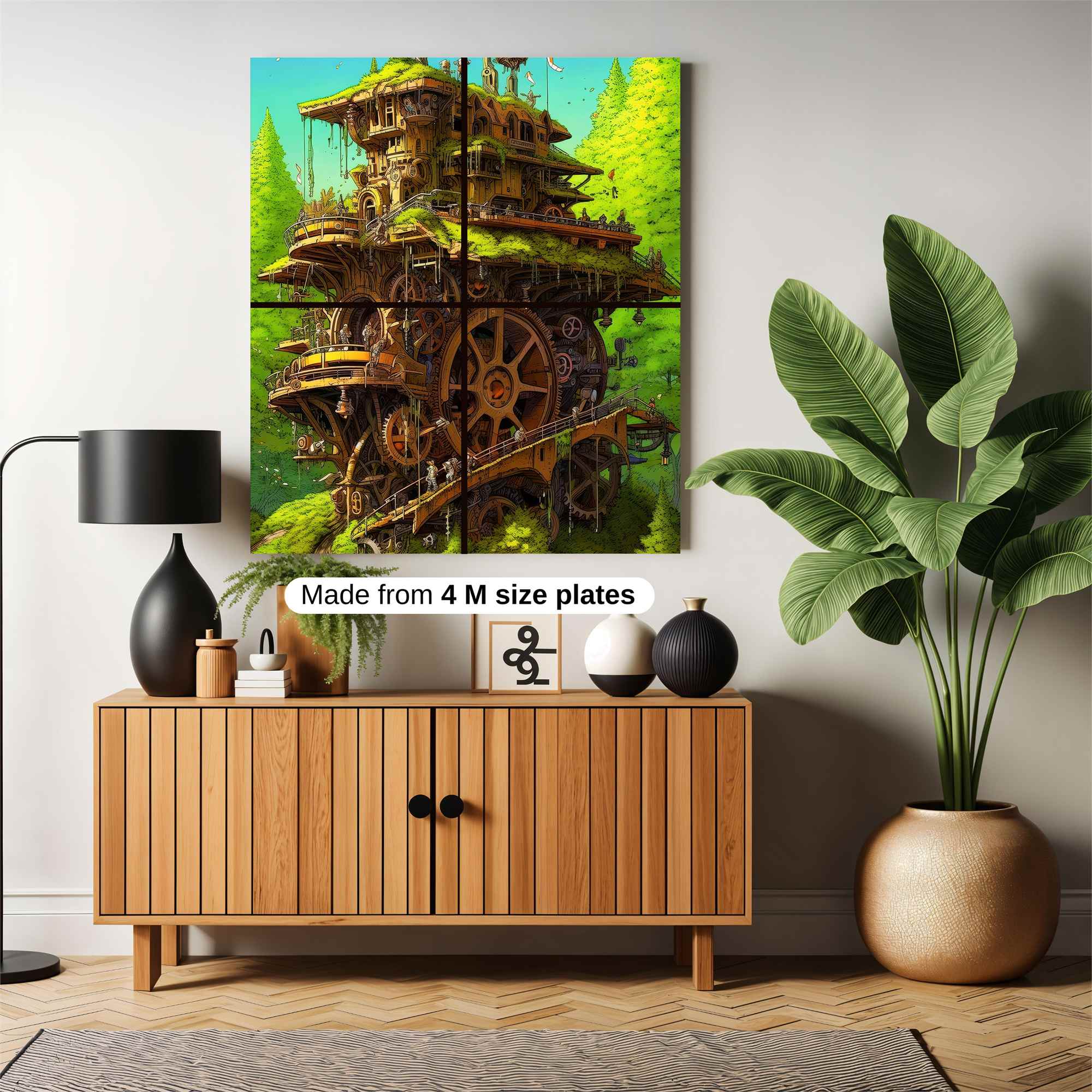 Steampunk Serenity Safe Wall Magnetic / M