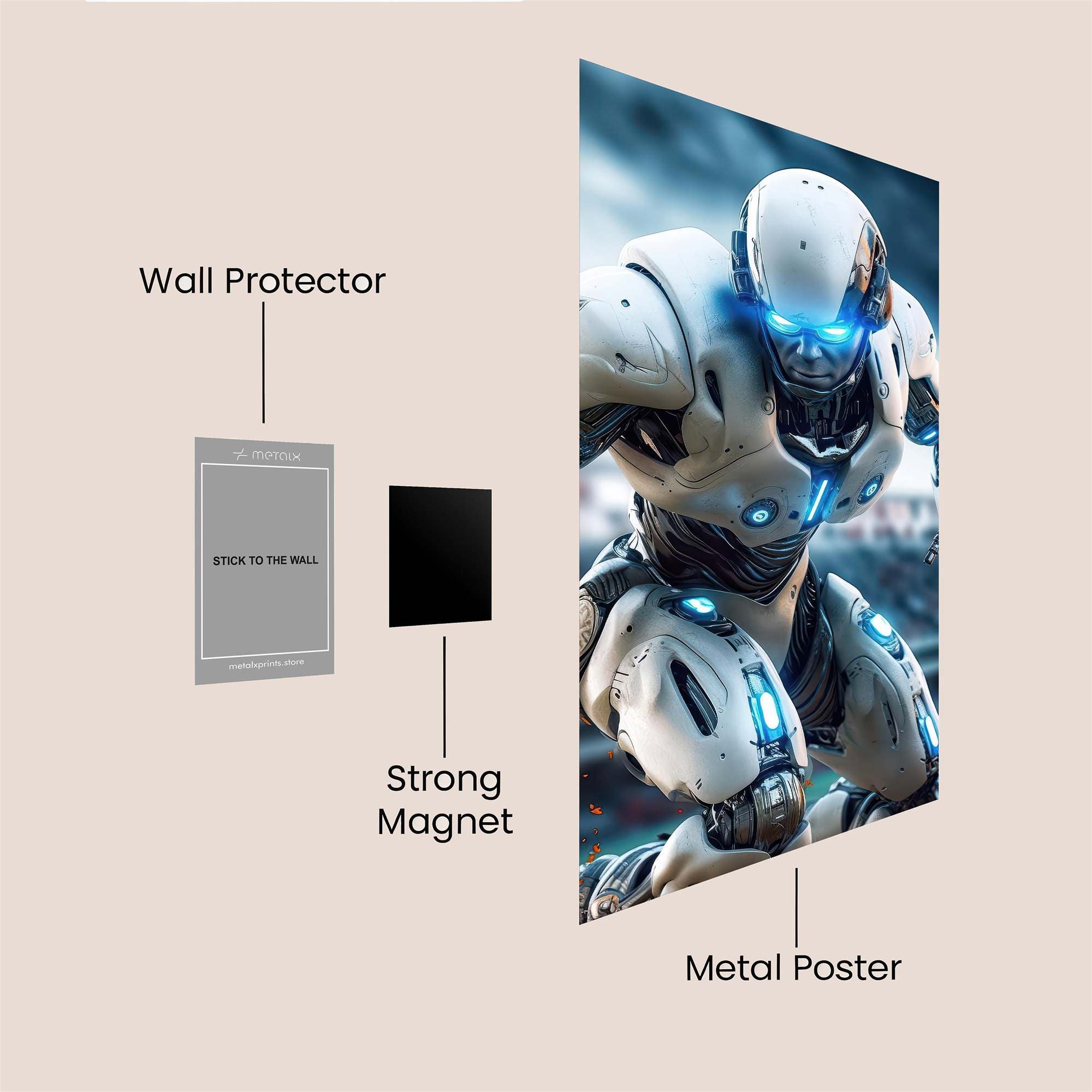 Robot Resolute Safe Wall Magnetic / M