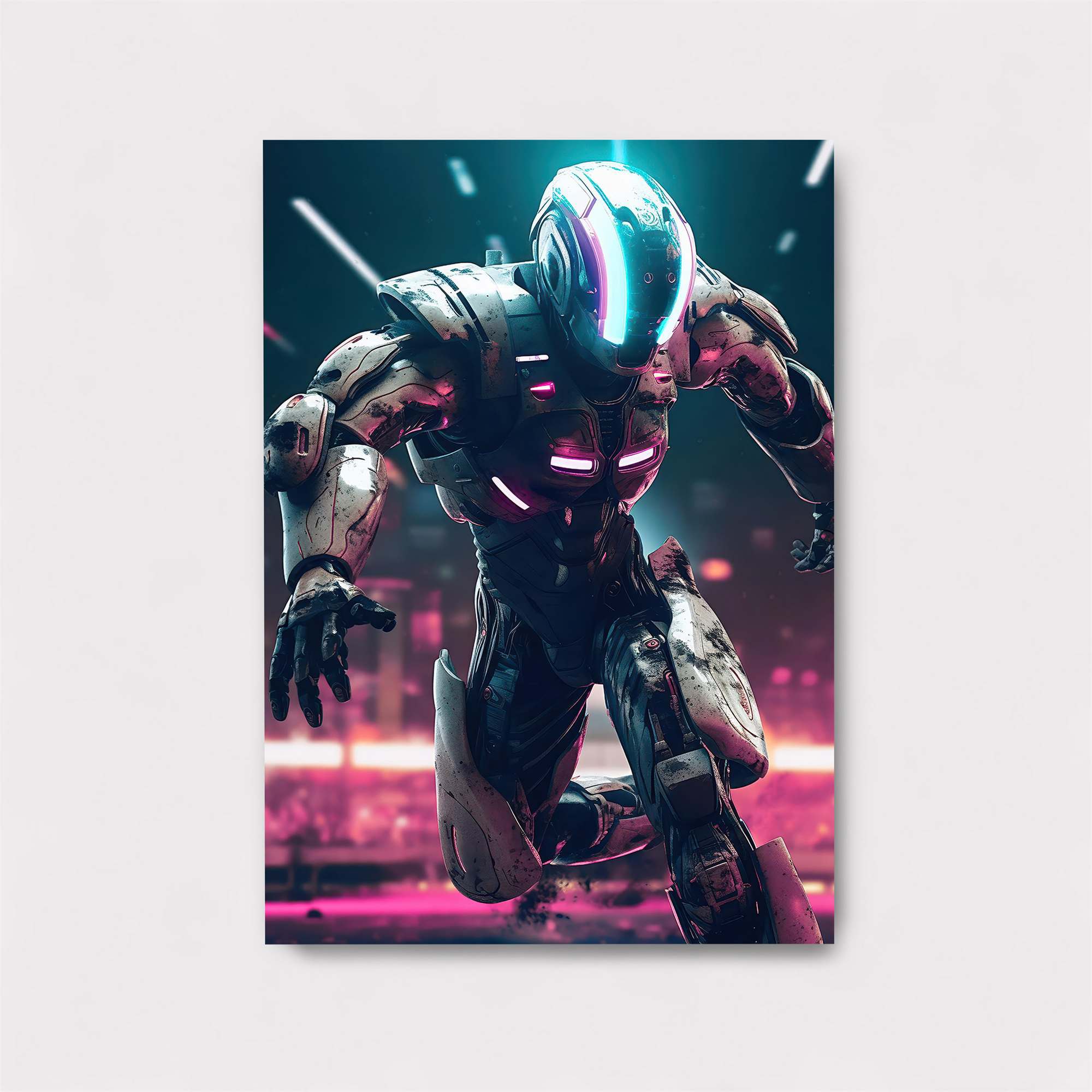 Neon Warrior Safe Wall Magnetic / M