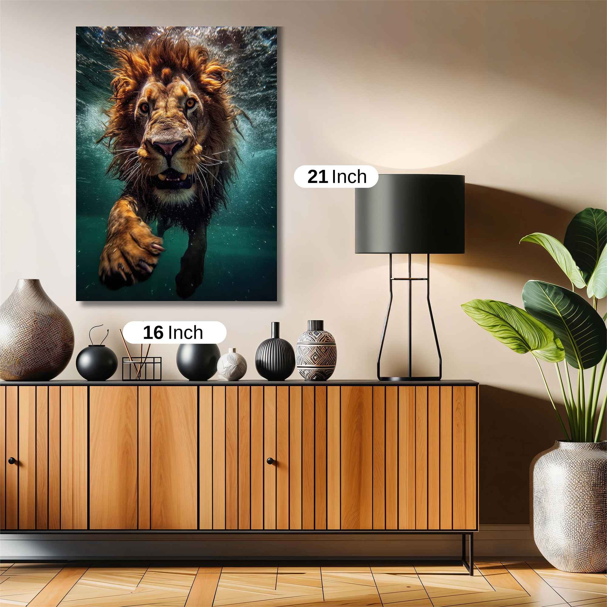 Lion Serenity Safe Wall Magnetic / M