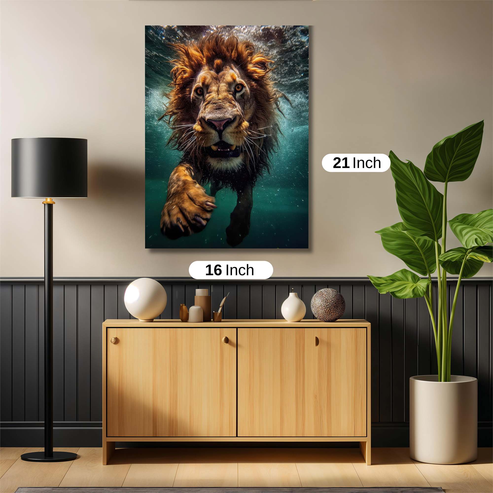 Lion Serenity Safe Wall Magnetic / M