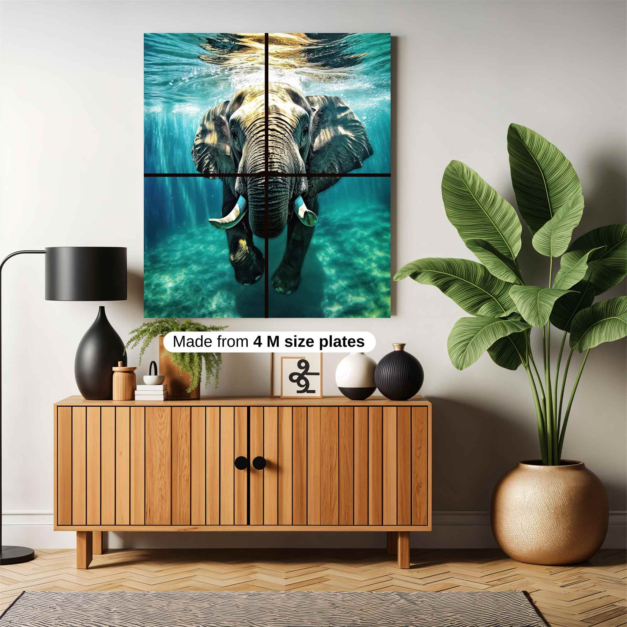 Elephant Serenity Safe Wall Magnetic / M