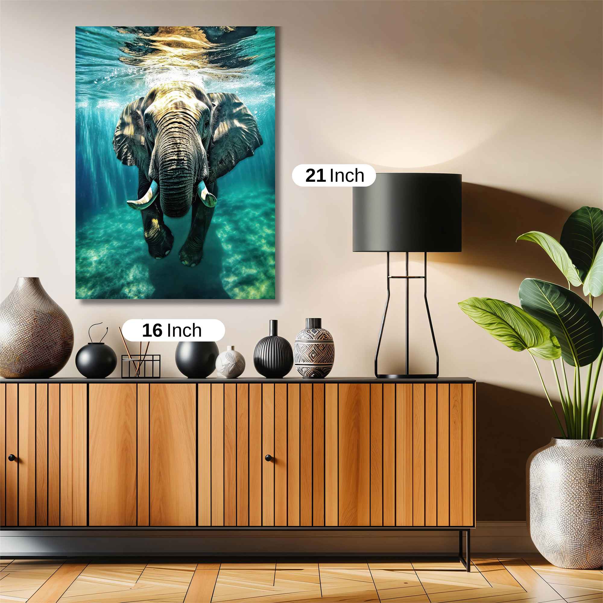 Elephant Serenity Safe Wall Magnetic / M