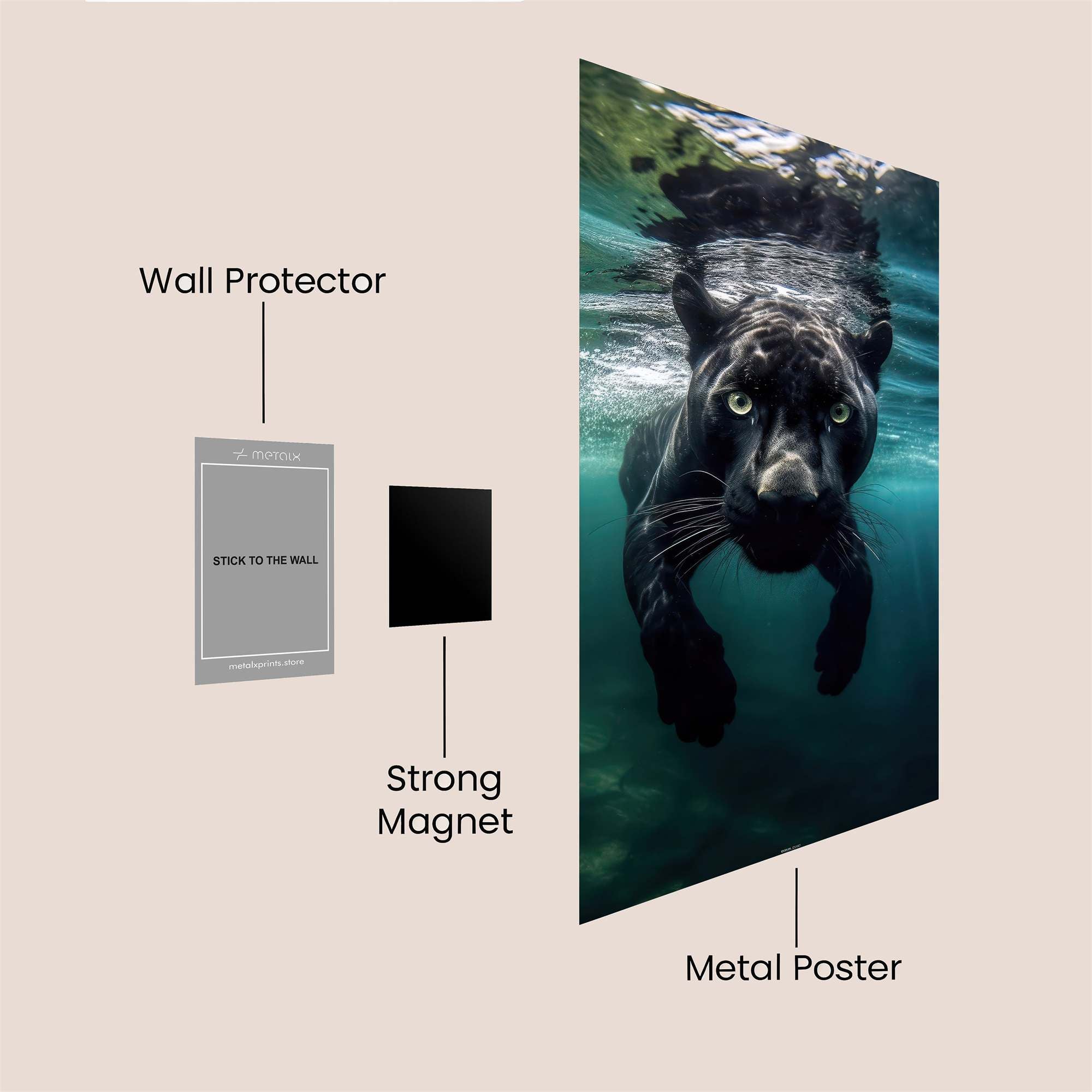 Panther Serene Safe Wall Magnetic / M