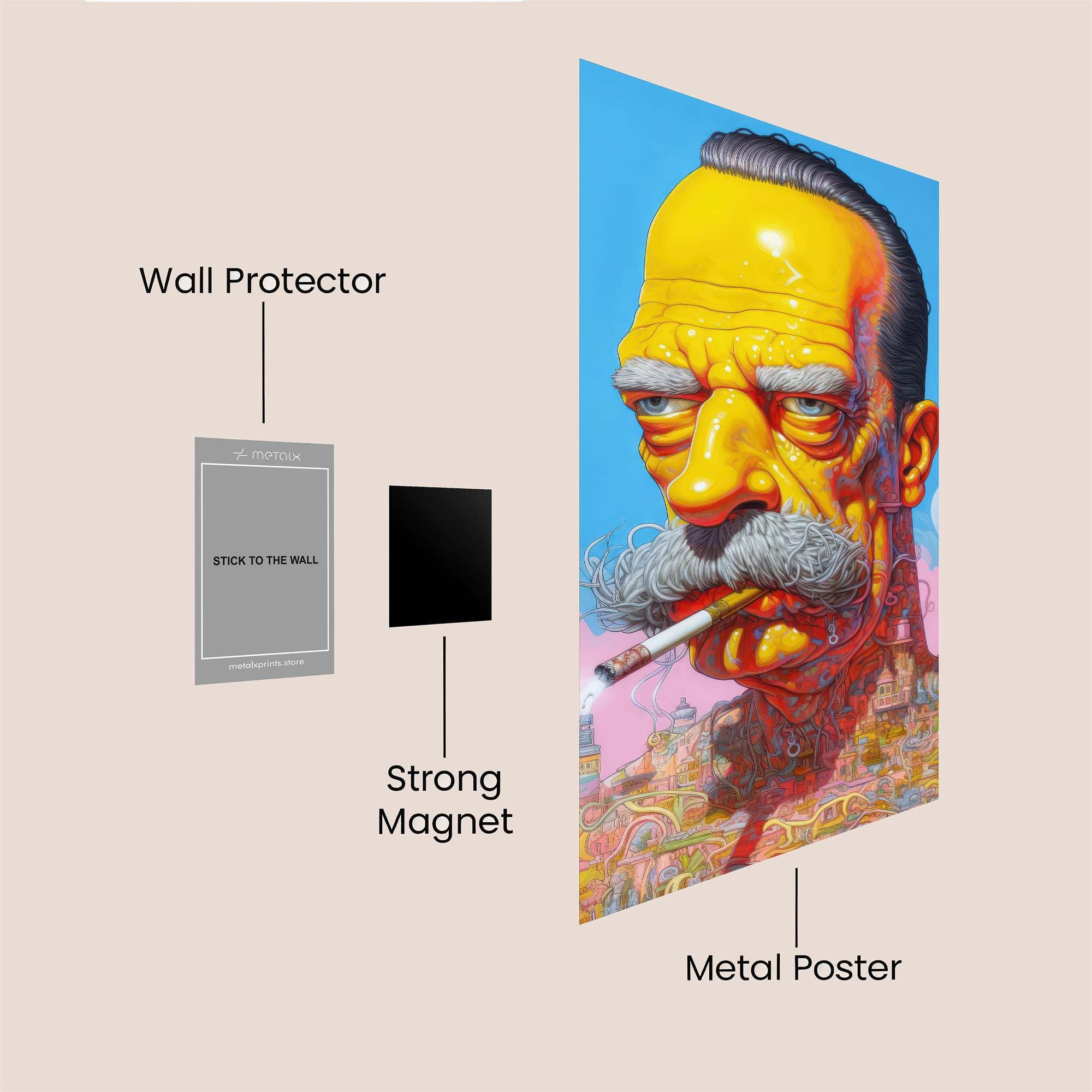 Freudian Dream Safe Wall Magnetic / M