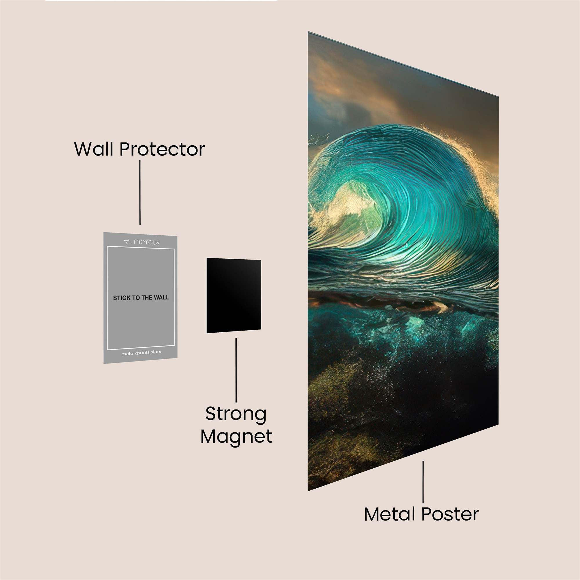 Ellie Resilient Safe Wall Magnetic / M
