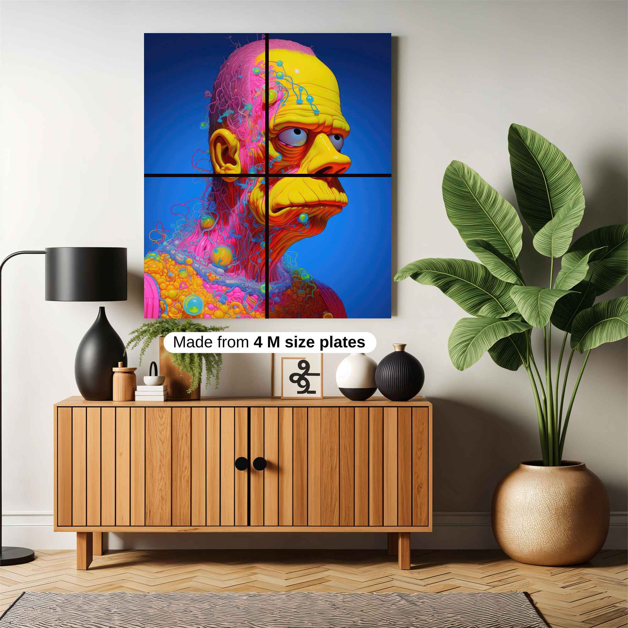 Mr.Burns Psychedelic Safe Wall Magnetic / M