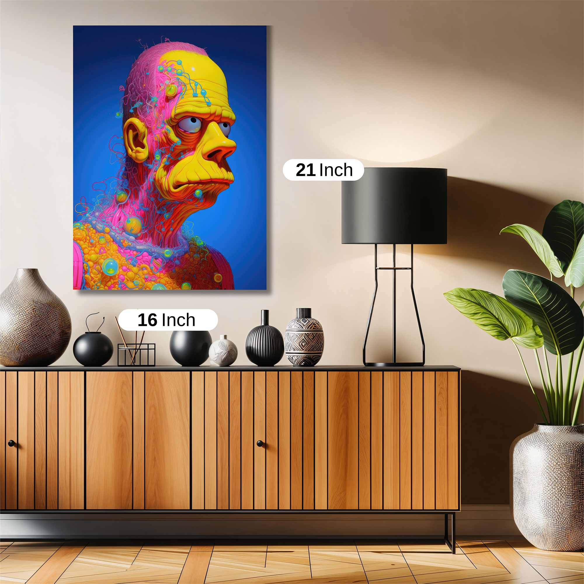 Mr.Burns Psychedelic Safe Wall Magnetic / M