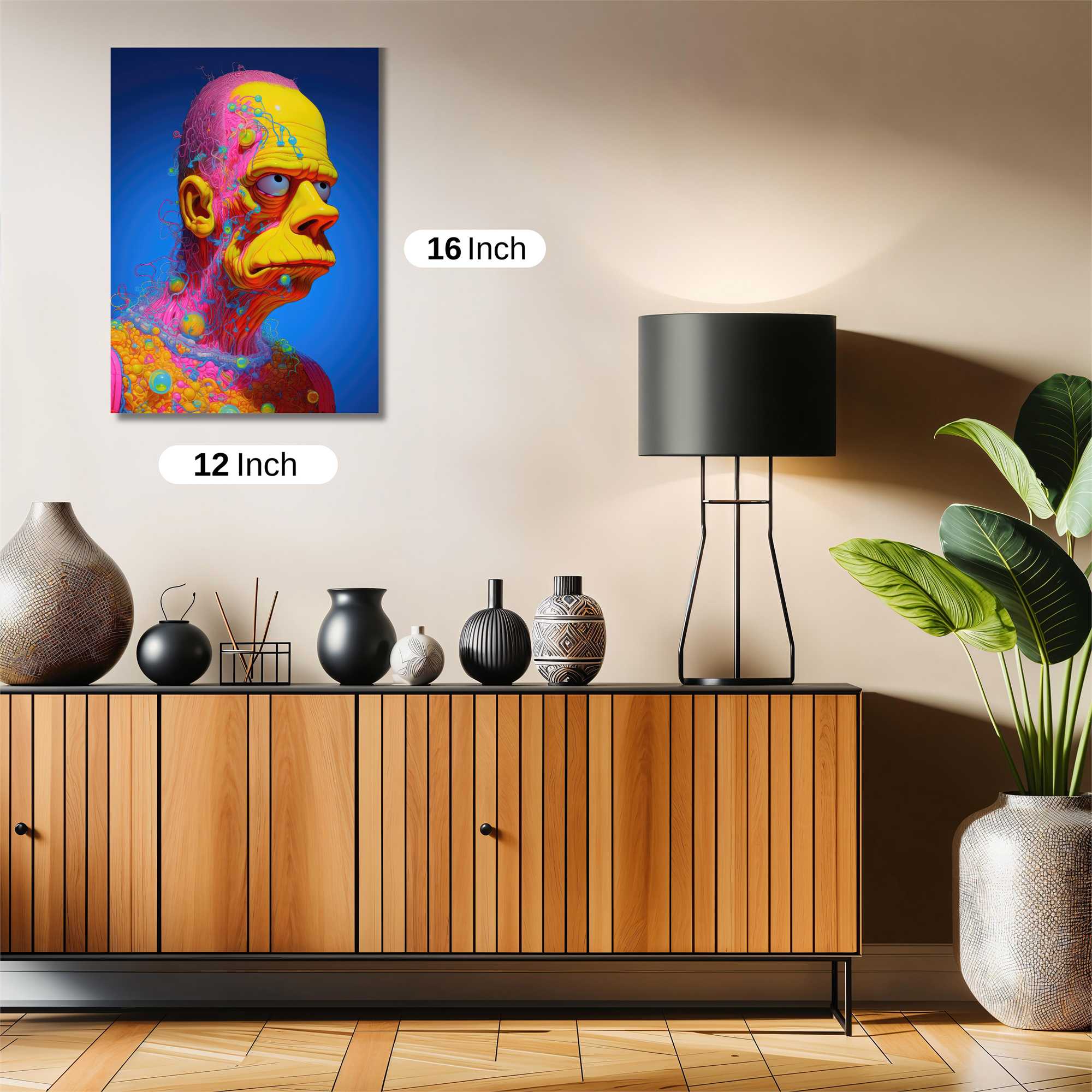 Mr.Burns Psychedelic Safe Wall Magnetic / M