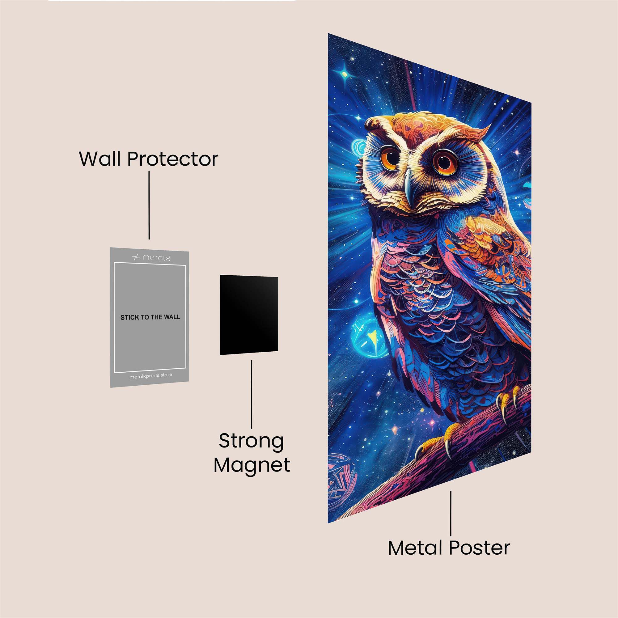 Cosmic Wonder Safe Wall Magnetic / M