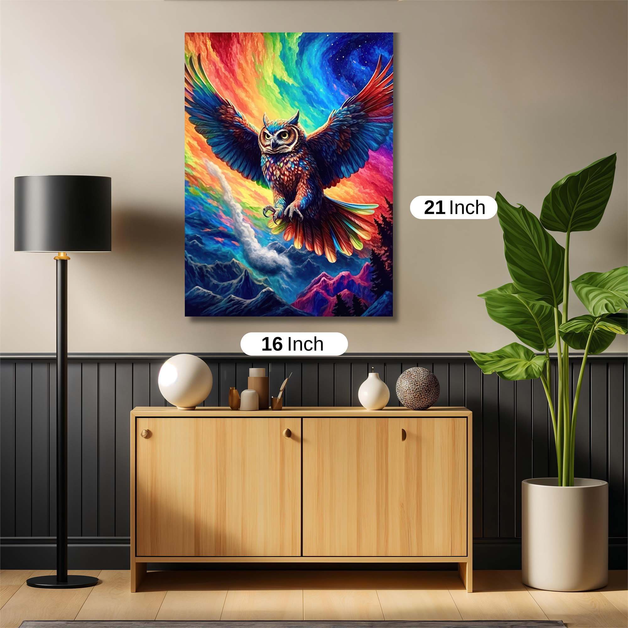 Aurora Owl Safe Wall Magnetic / M