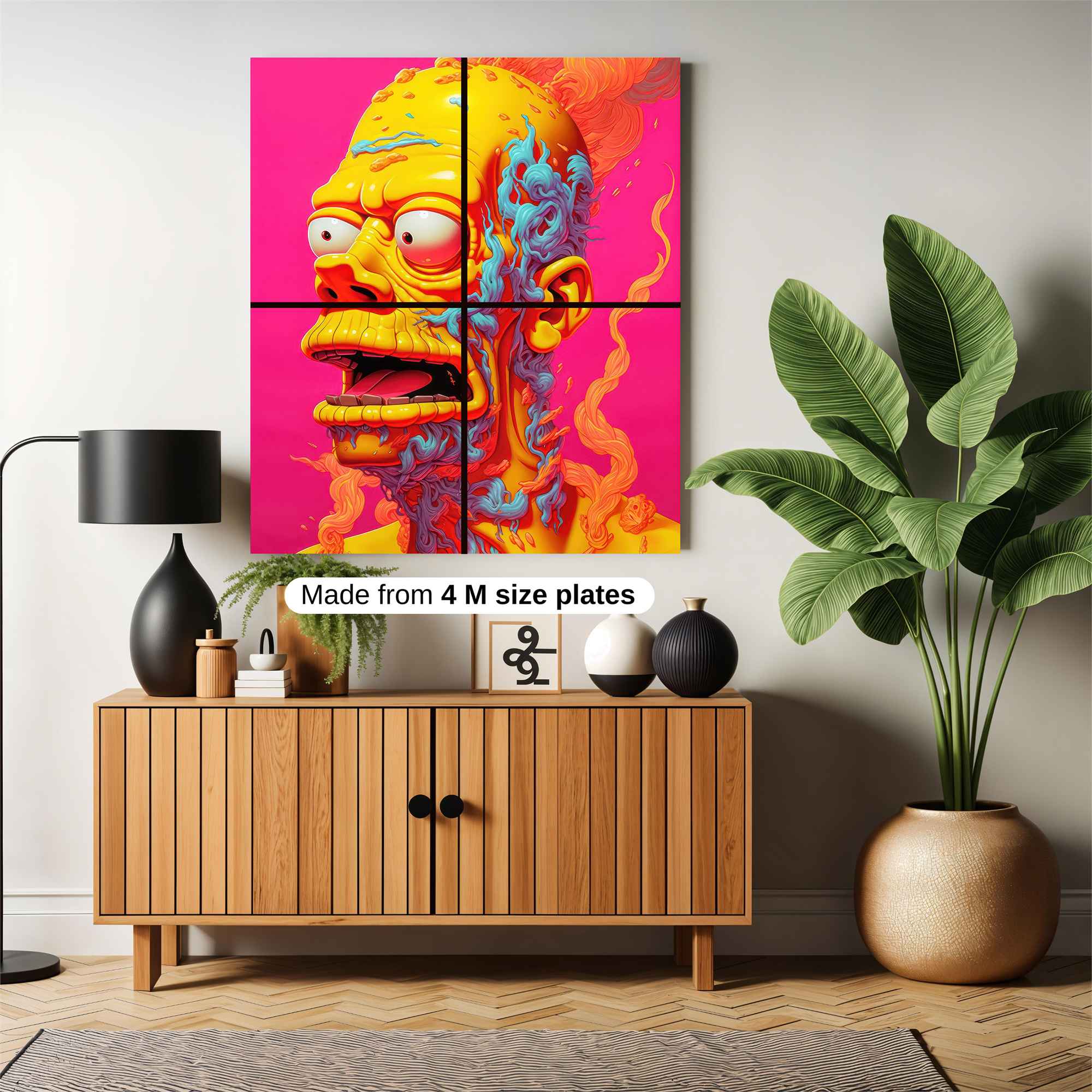 Homer Meltdown Safe Wall Magnetic / M
