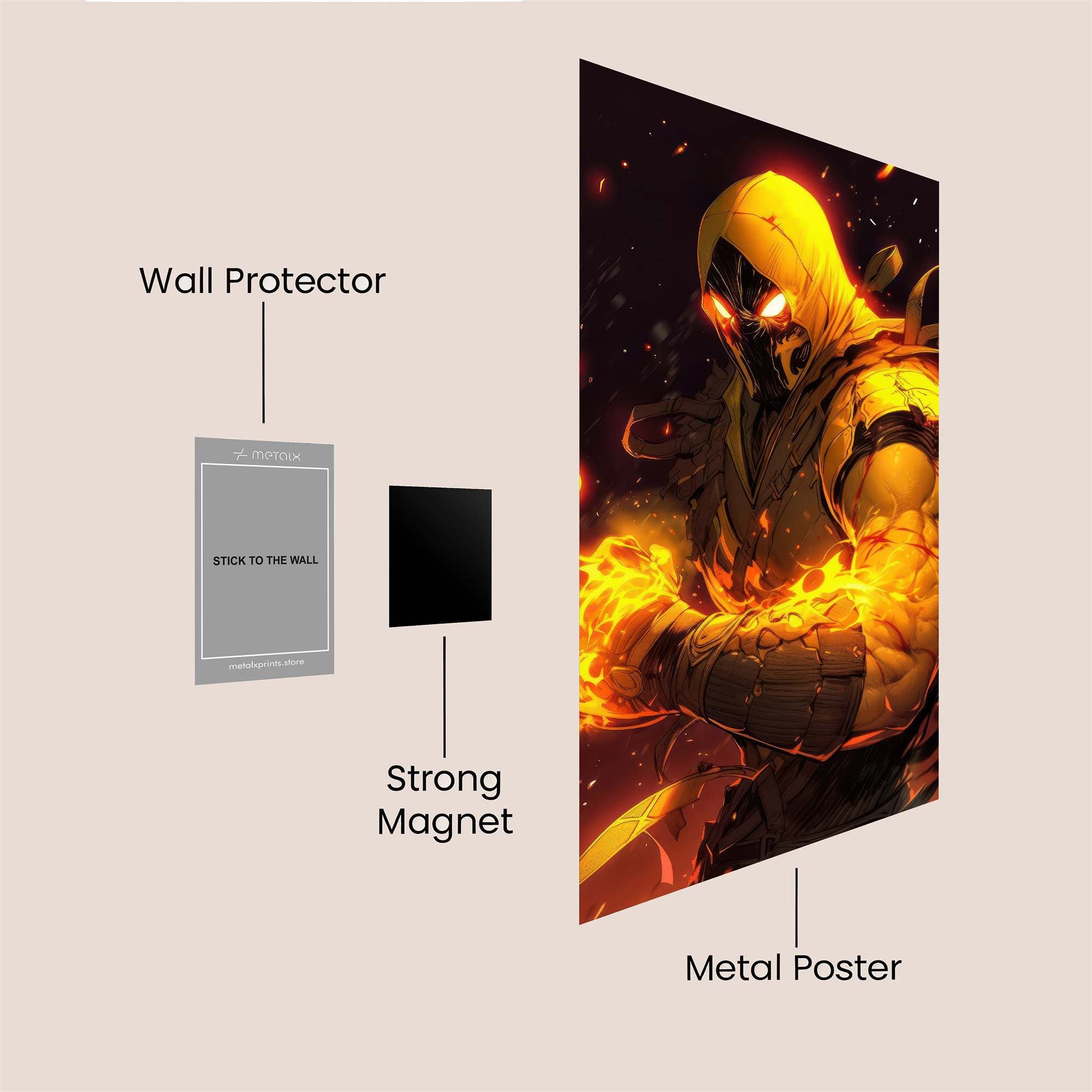 Scorpion Blaze Safe Wall Magnetic / M
