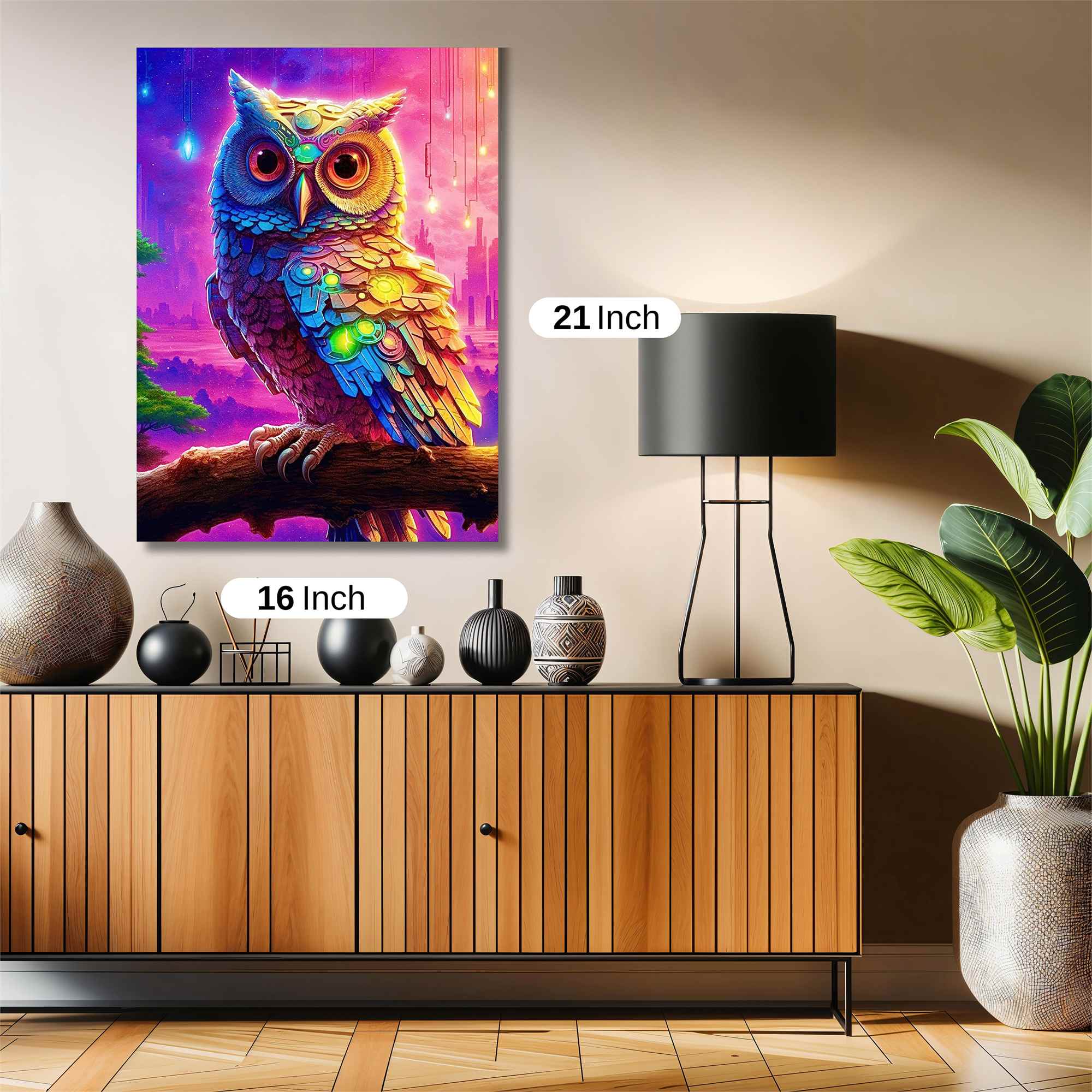 Owl Radiance Safe Wall Magnetic / M