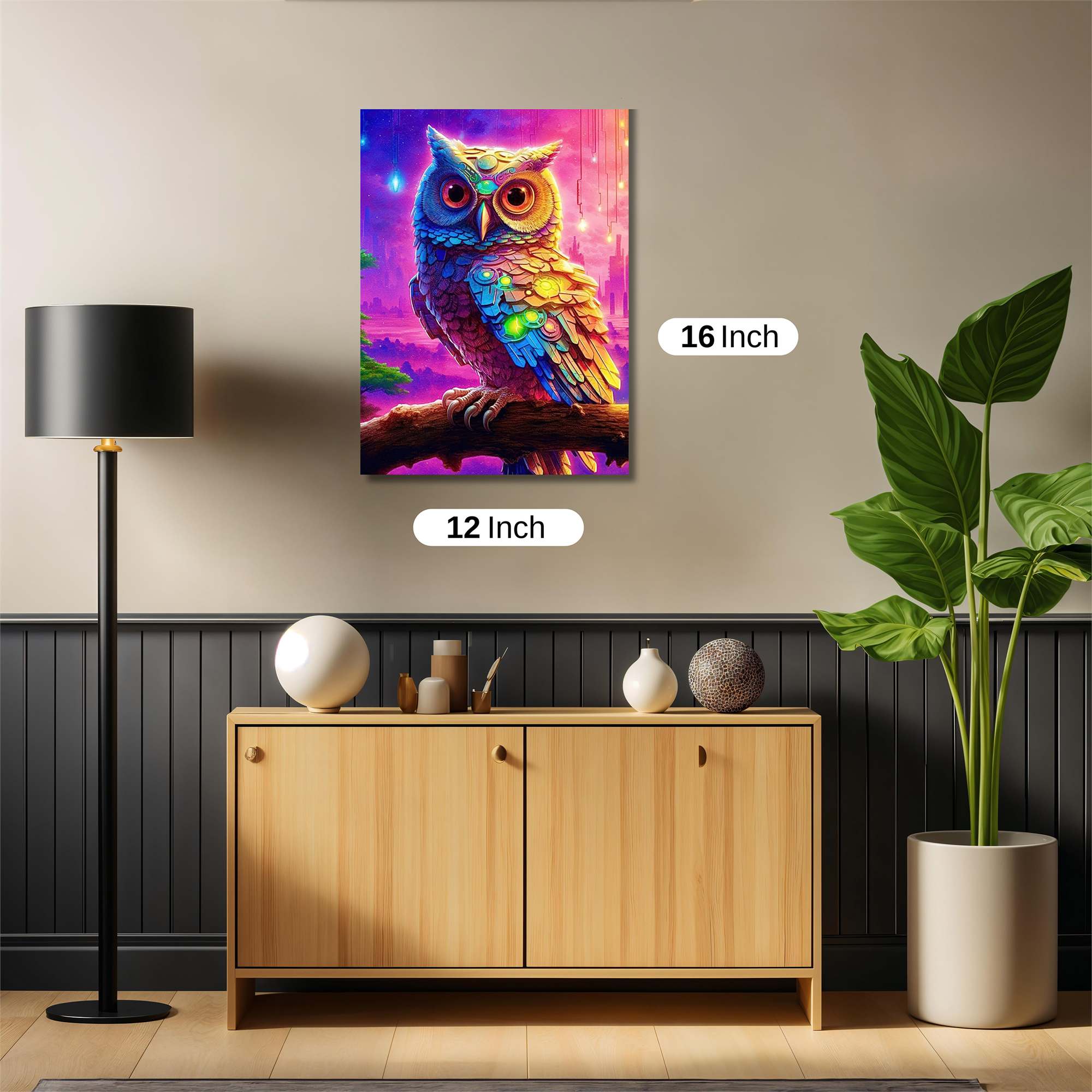 Owl Radiance Safe Wall Magnetic / M