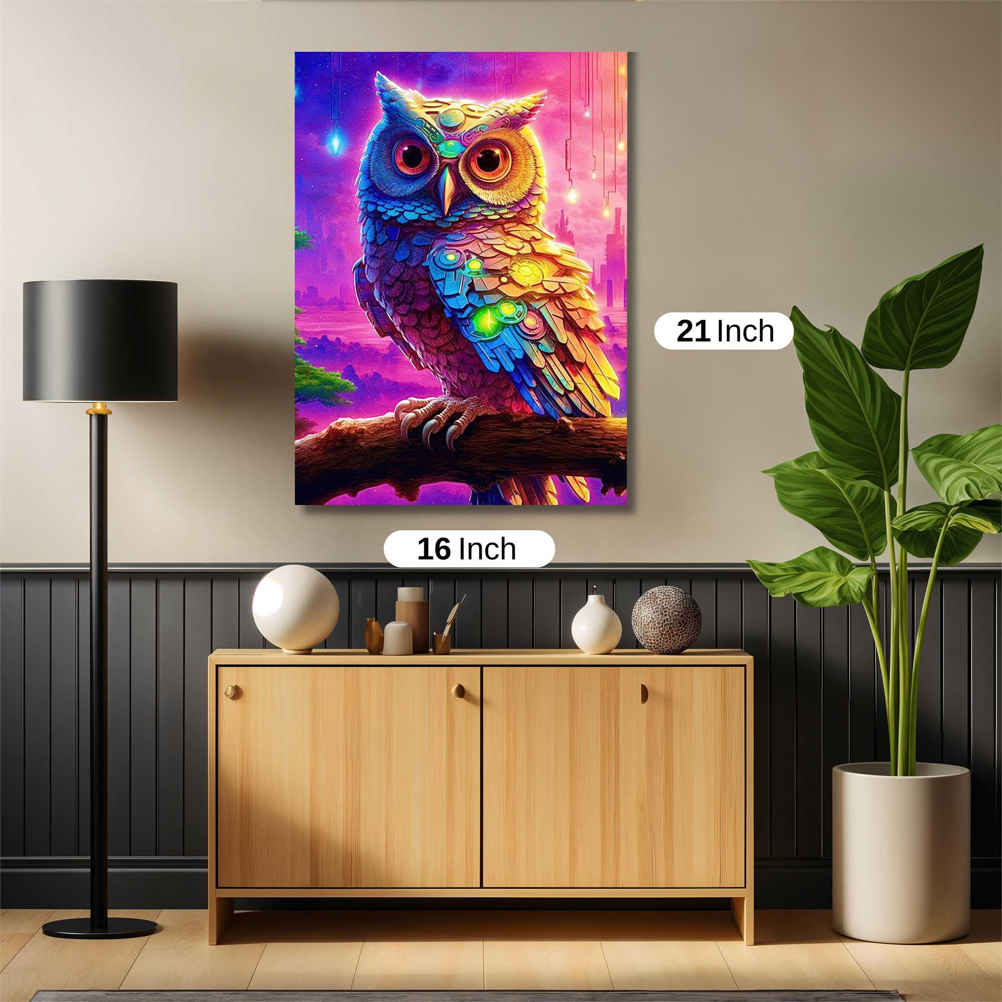 Owl Radiance Safe Wall Magnetic / M