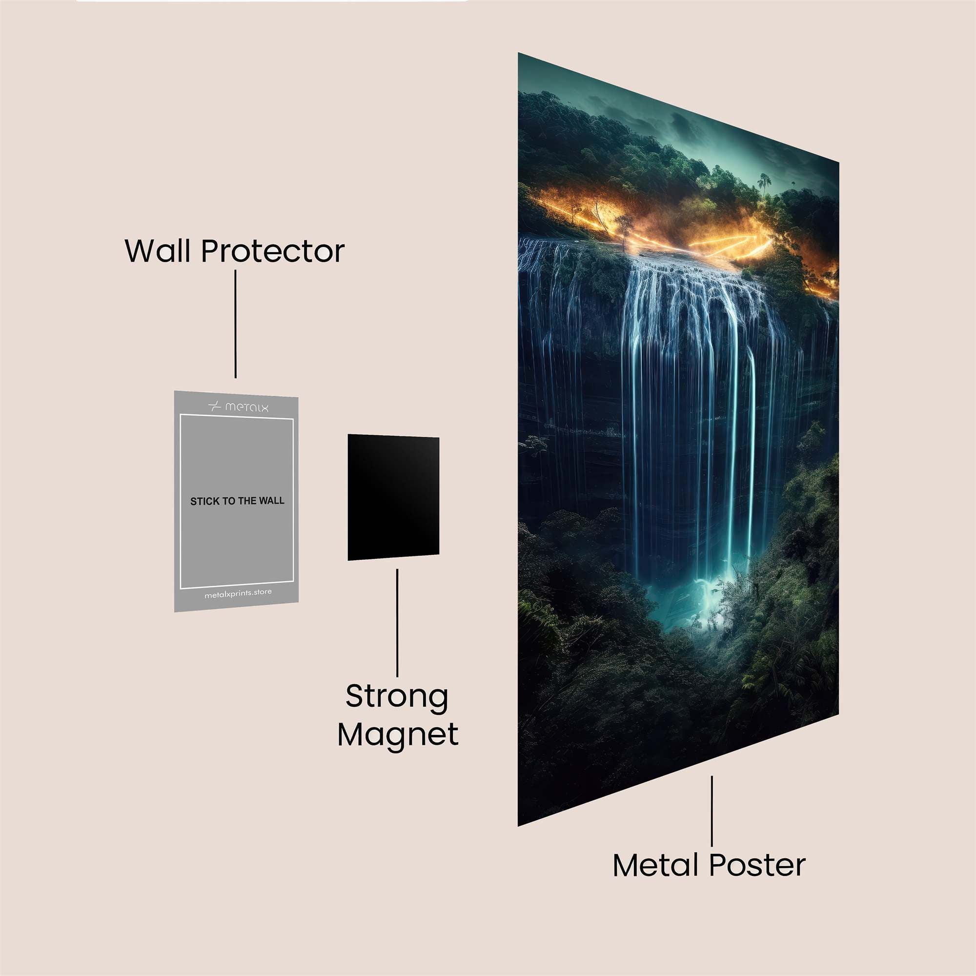 Firefall Enigma Safe Wall Magnetic / M