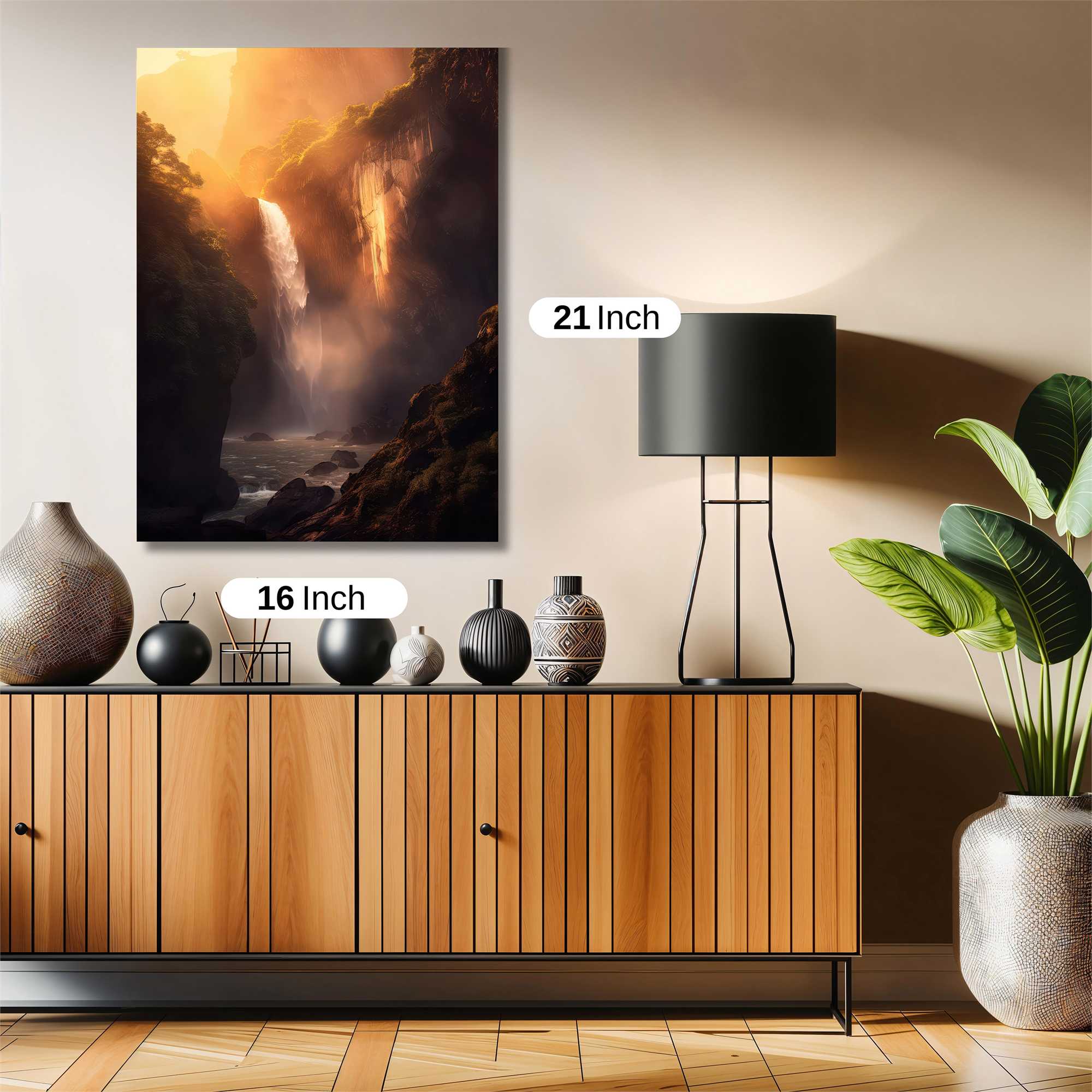 Sunlit Serenity Safe Wall Magnetic / M