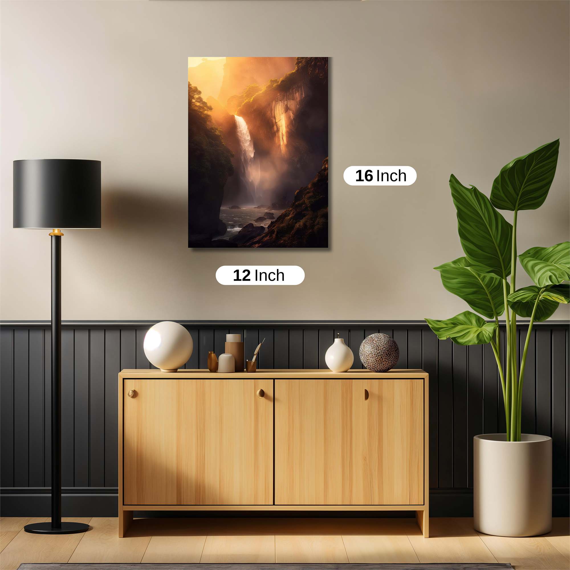 Sunlit Serenity Safe Wall Magnetic / M