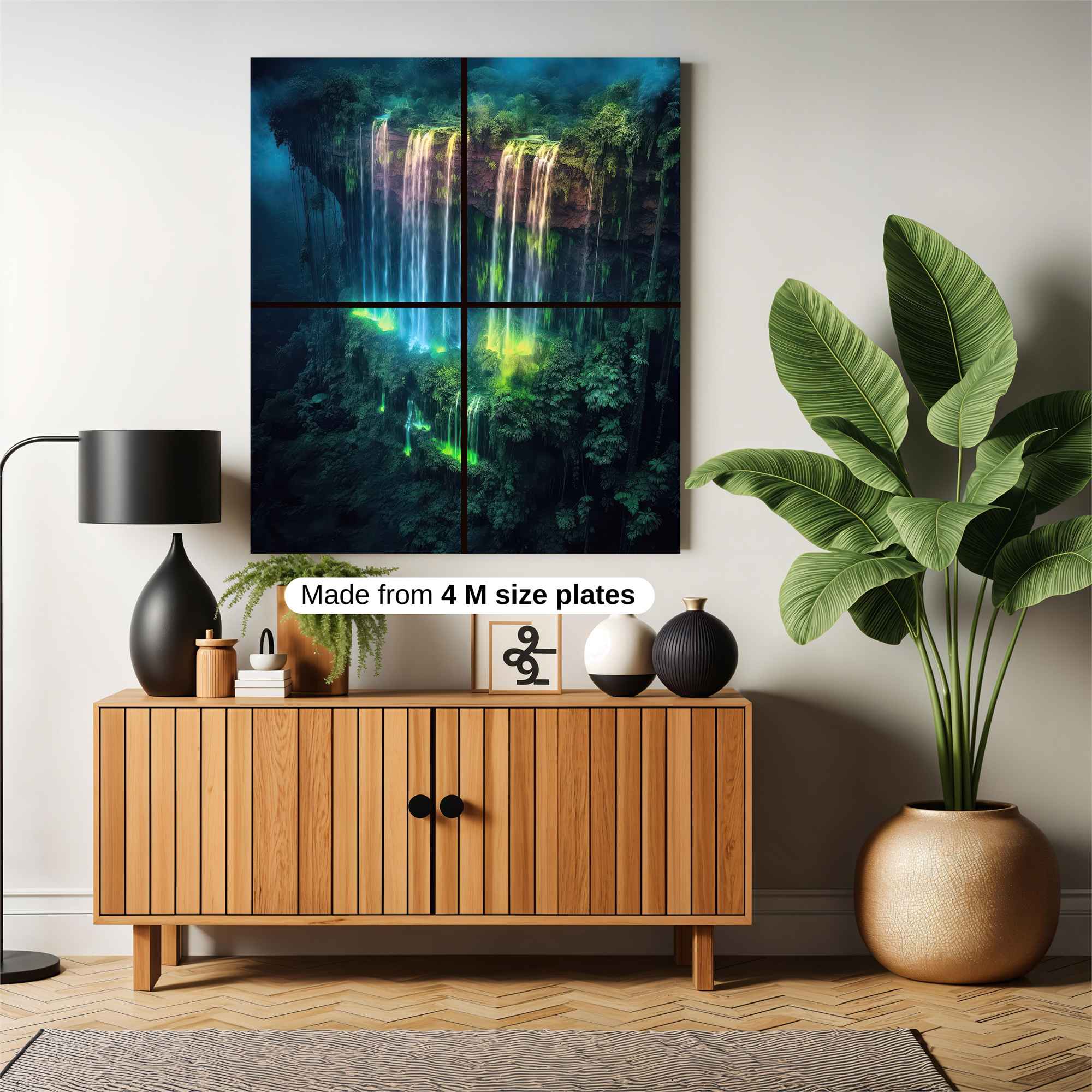 Luminous Waterfall Safe Wall Magnetic / M