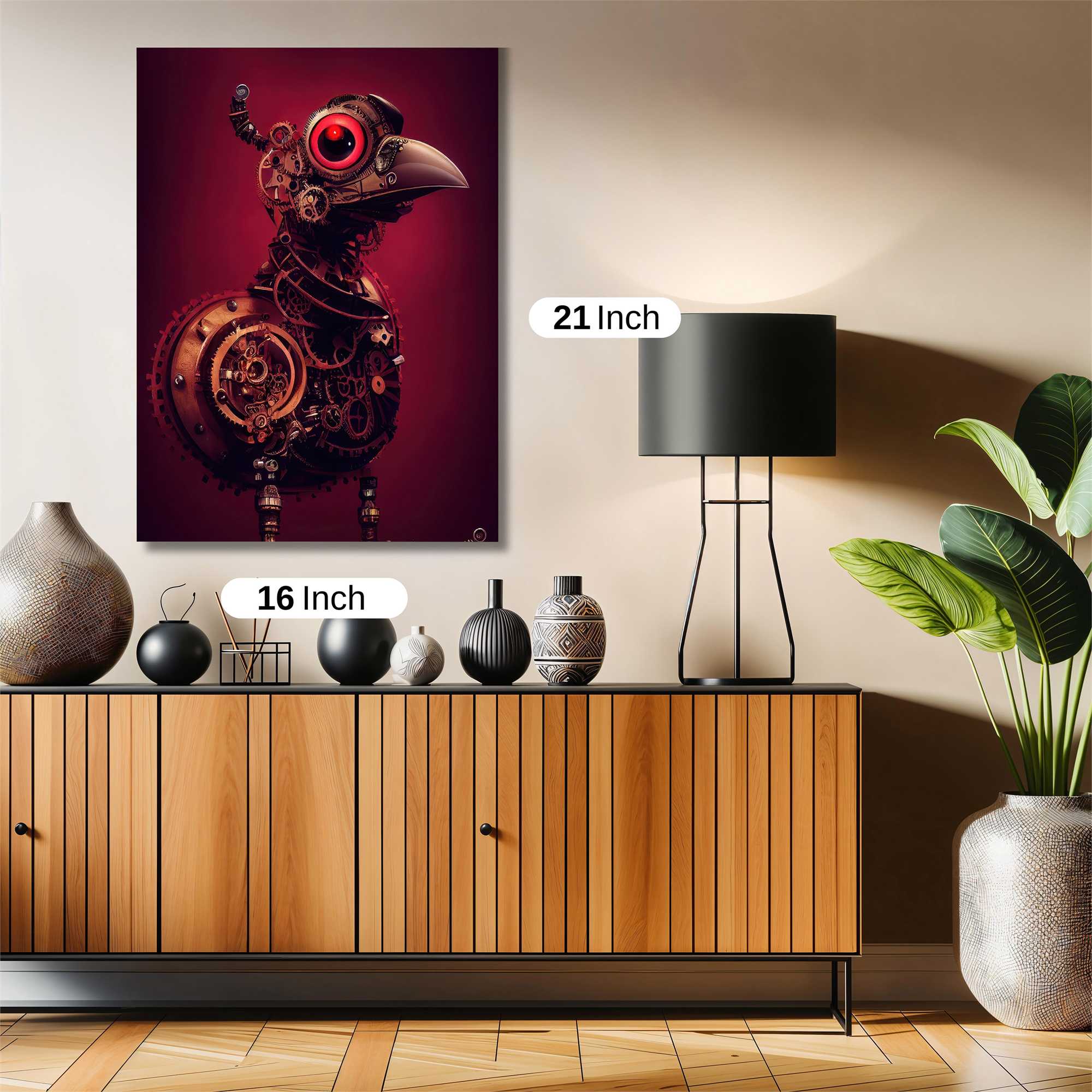 Steampunk Sentinel Safe Wall Magnetic / M