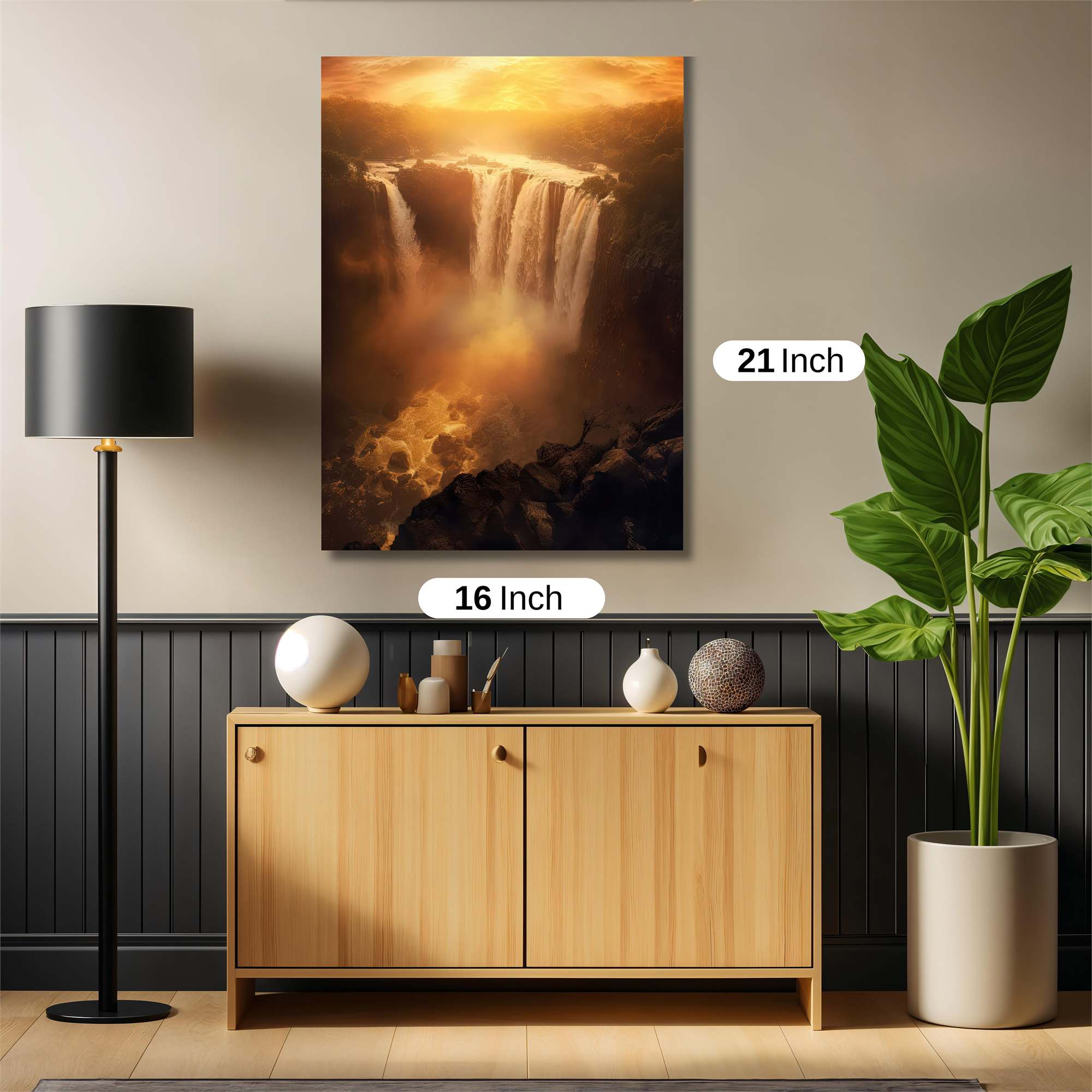 Sunset Serenity Safe Wall Magnetic / M