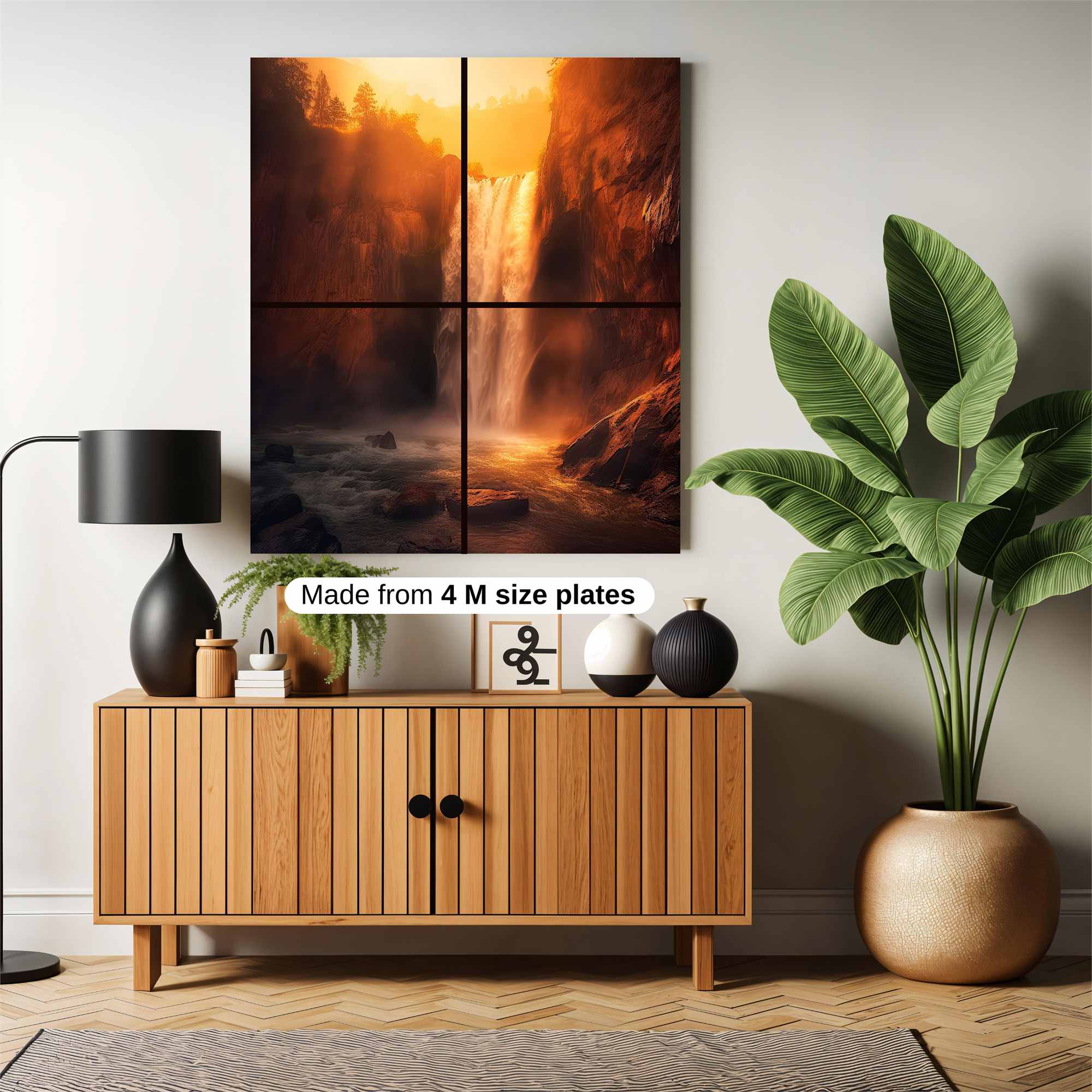 Sunset Cascade Safe Wall Magnetic / M