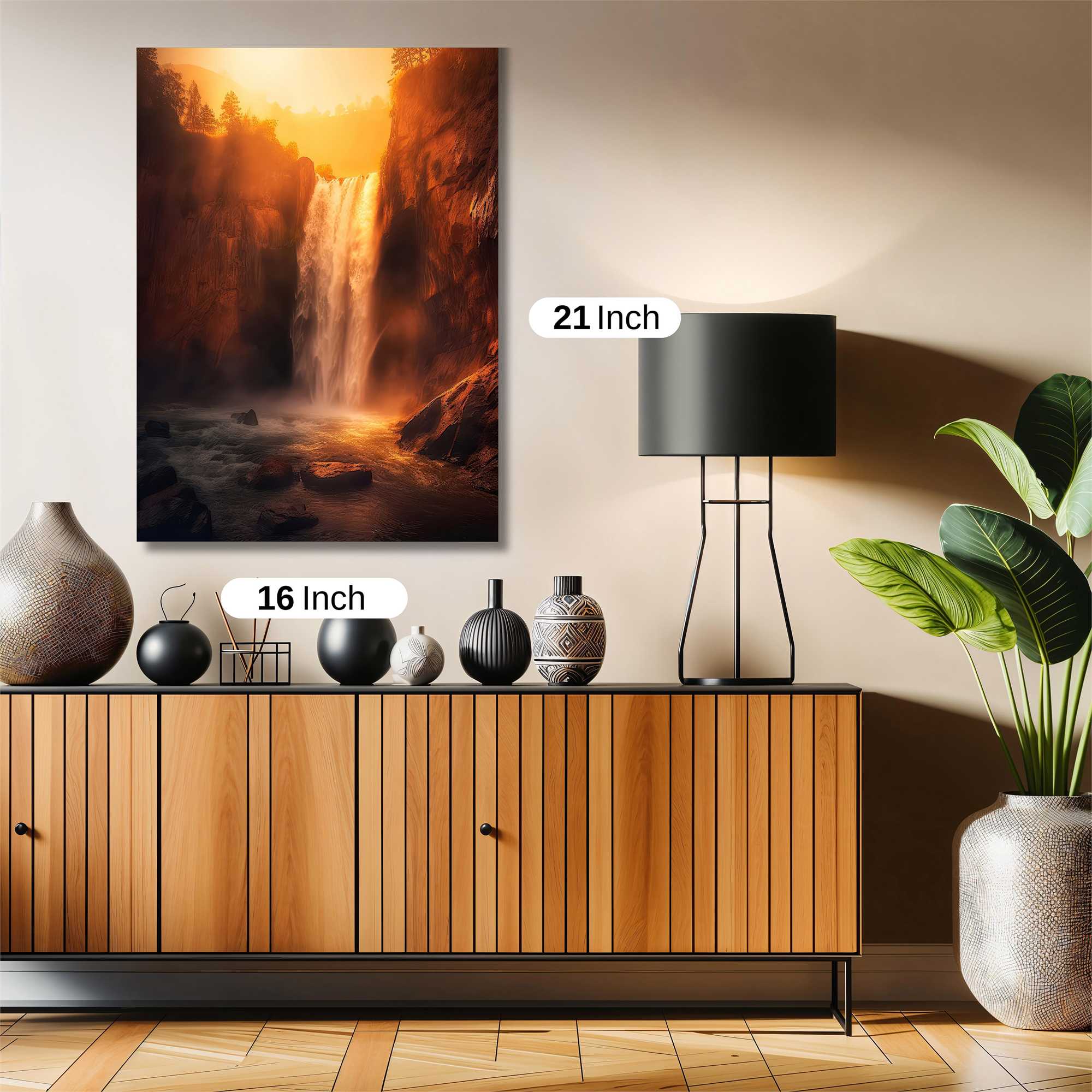 Sunset Cascade Safe Wall Magnetic / M