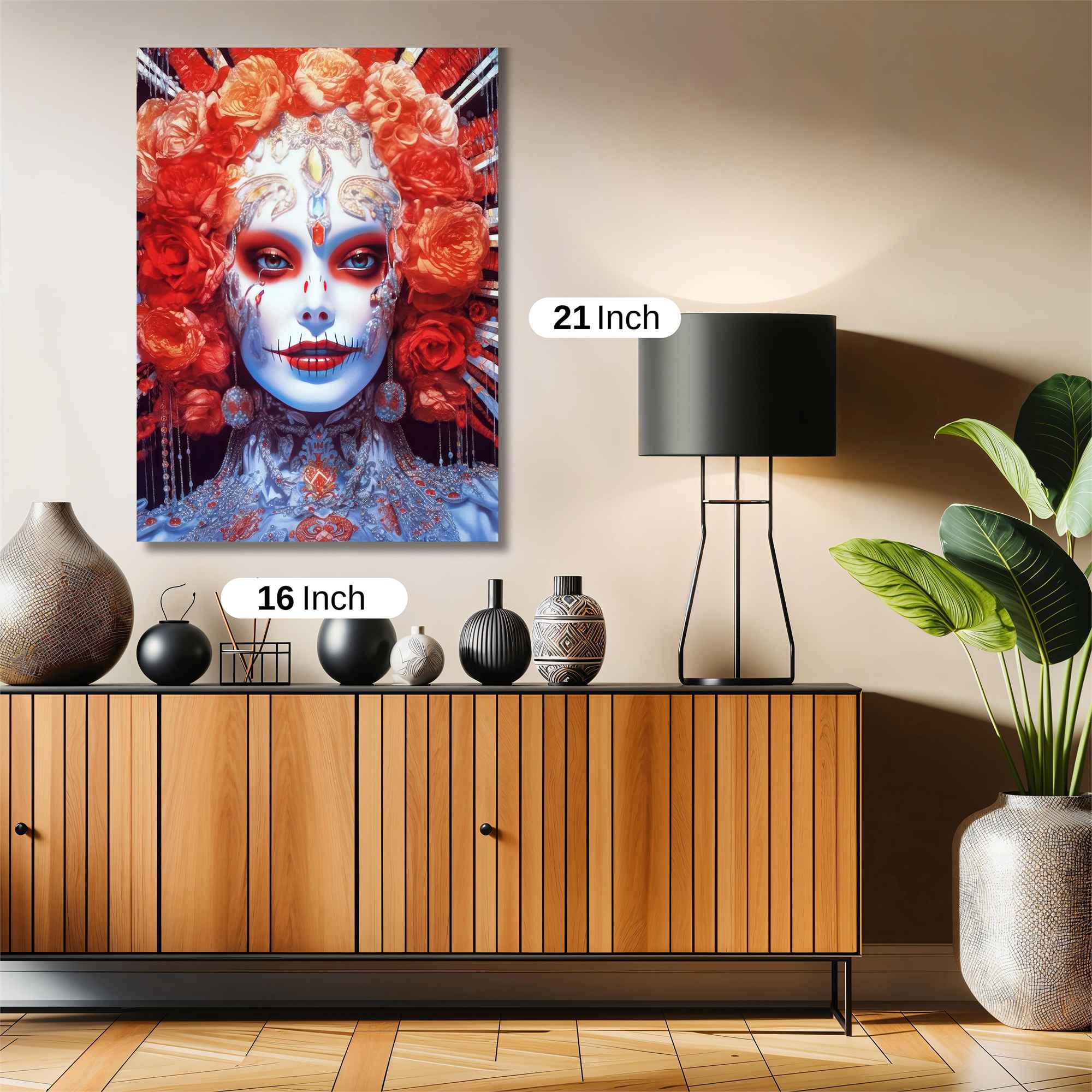 Santa Muerte Safe Wall Magnetic / M