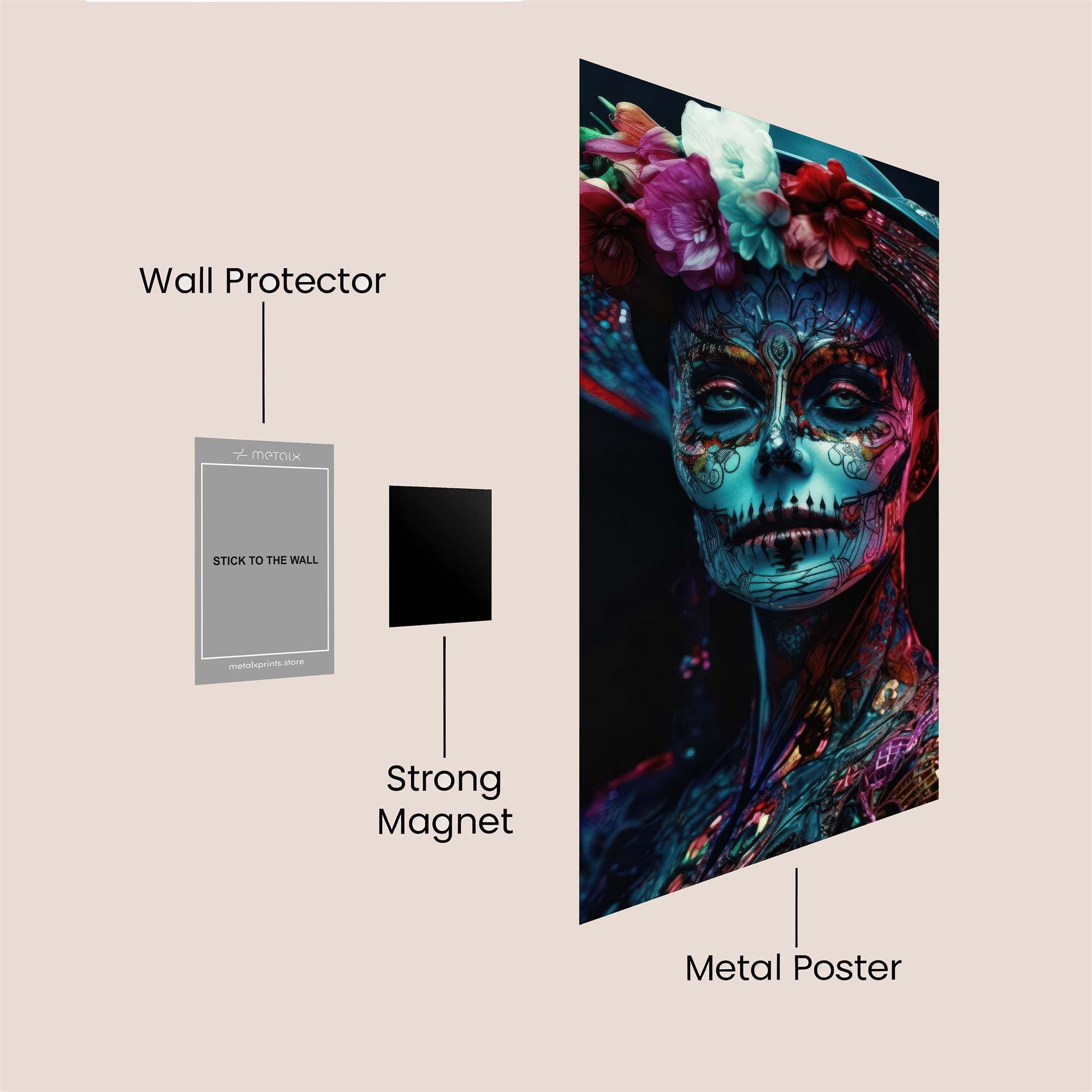 Catrina Enigmatic Safe Wall Magnetic / M