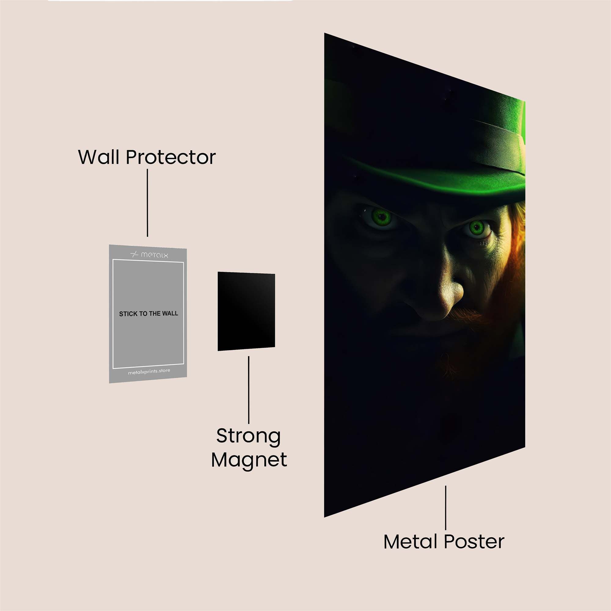 Leprechaun Sinister Safe Wall Magnetic / M