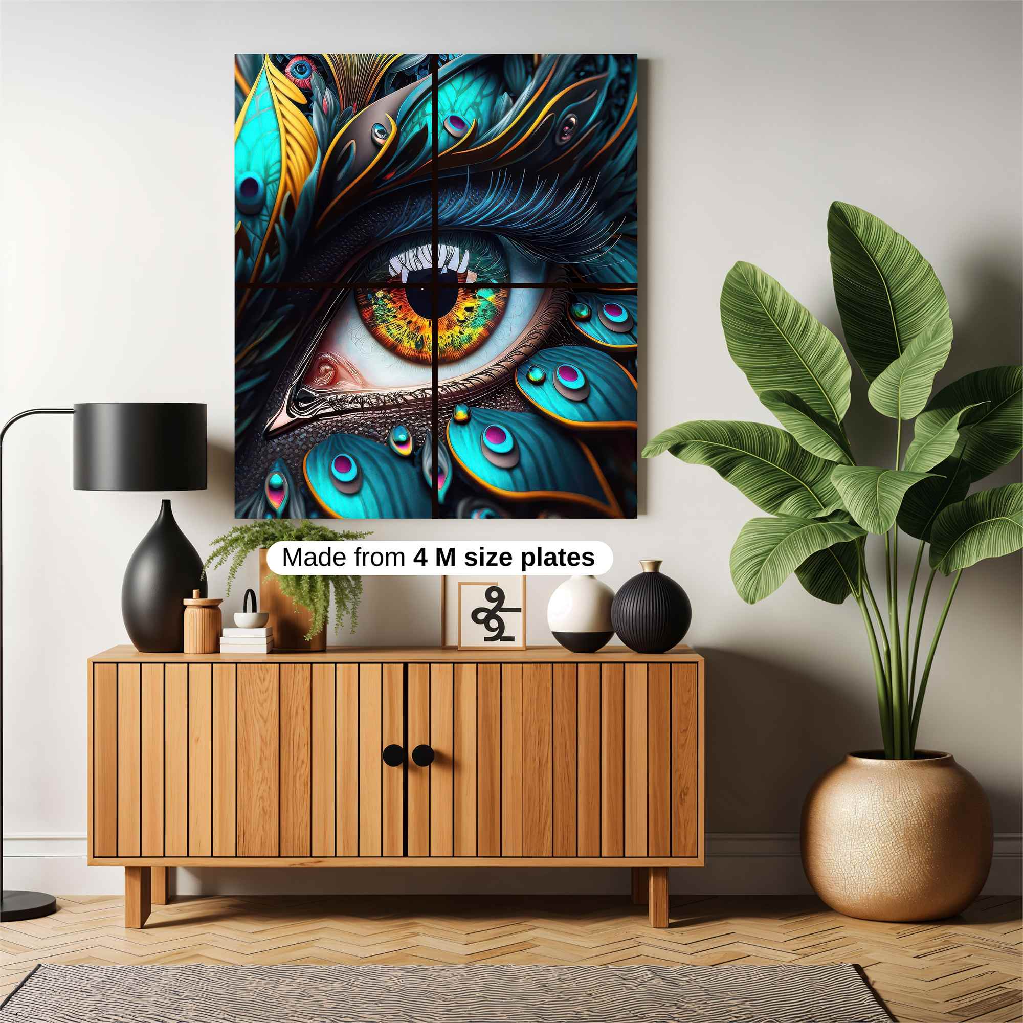 Peacock Enigma Safe Wall Magnetic / M