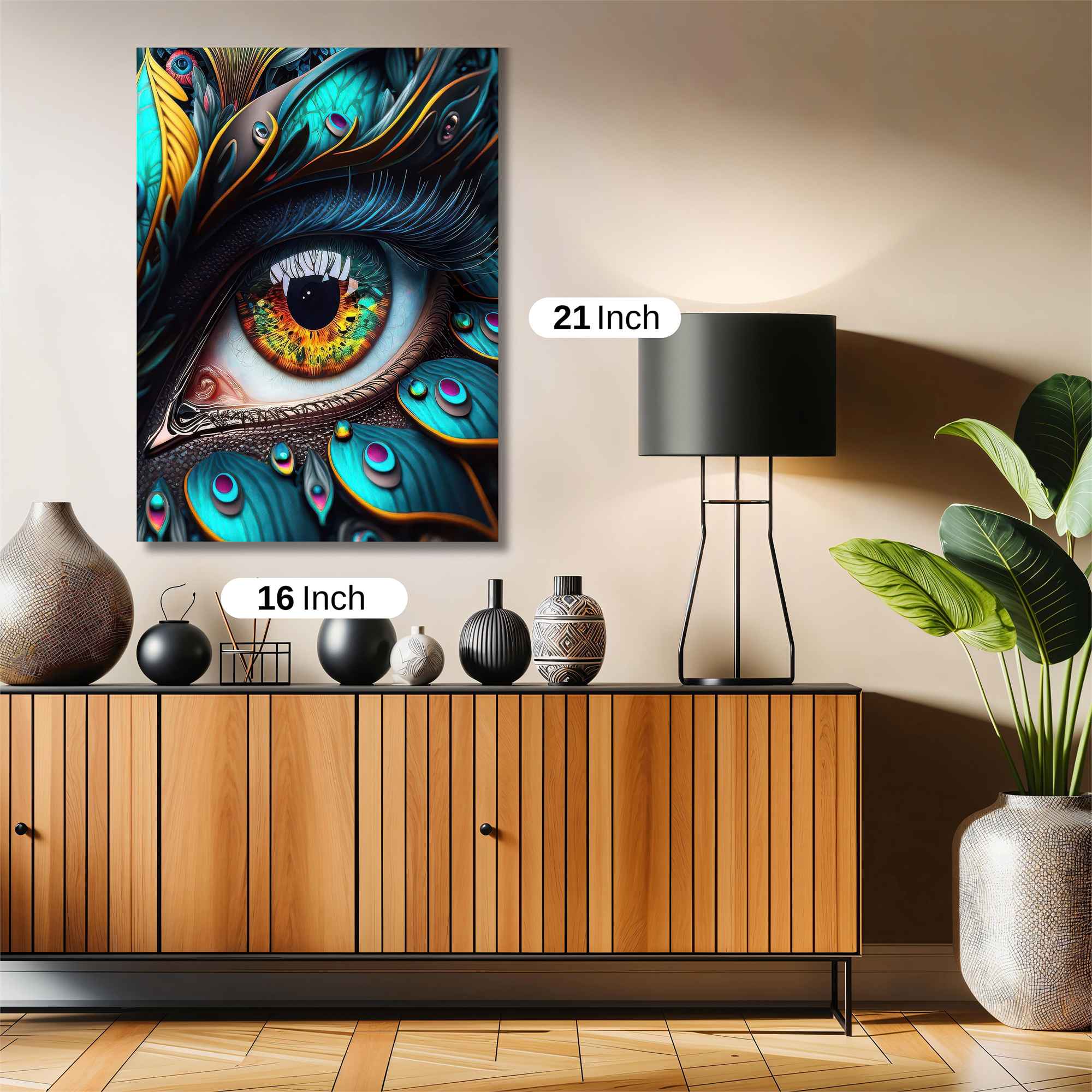 Peacock Enigma Safe Wall Magnetic / M