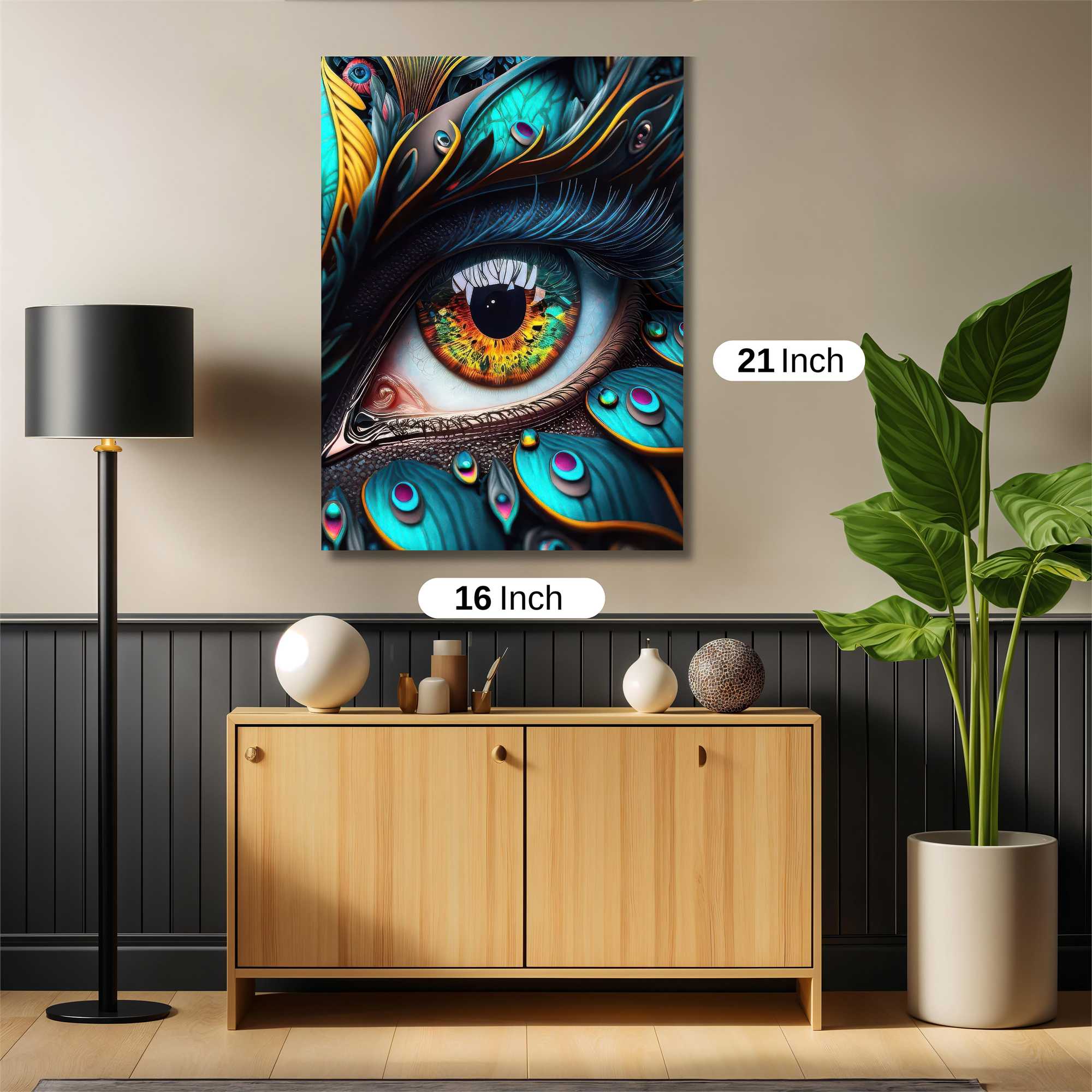 Peacock Enigma Safe Wall Magnetic / M