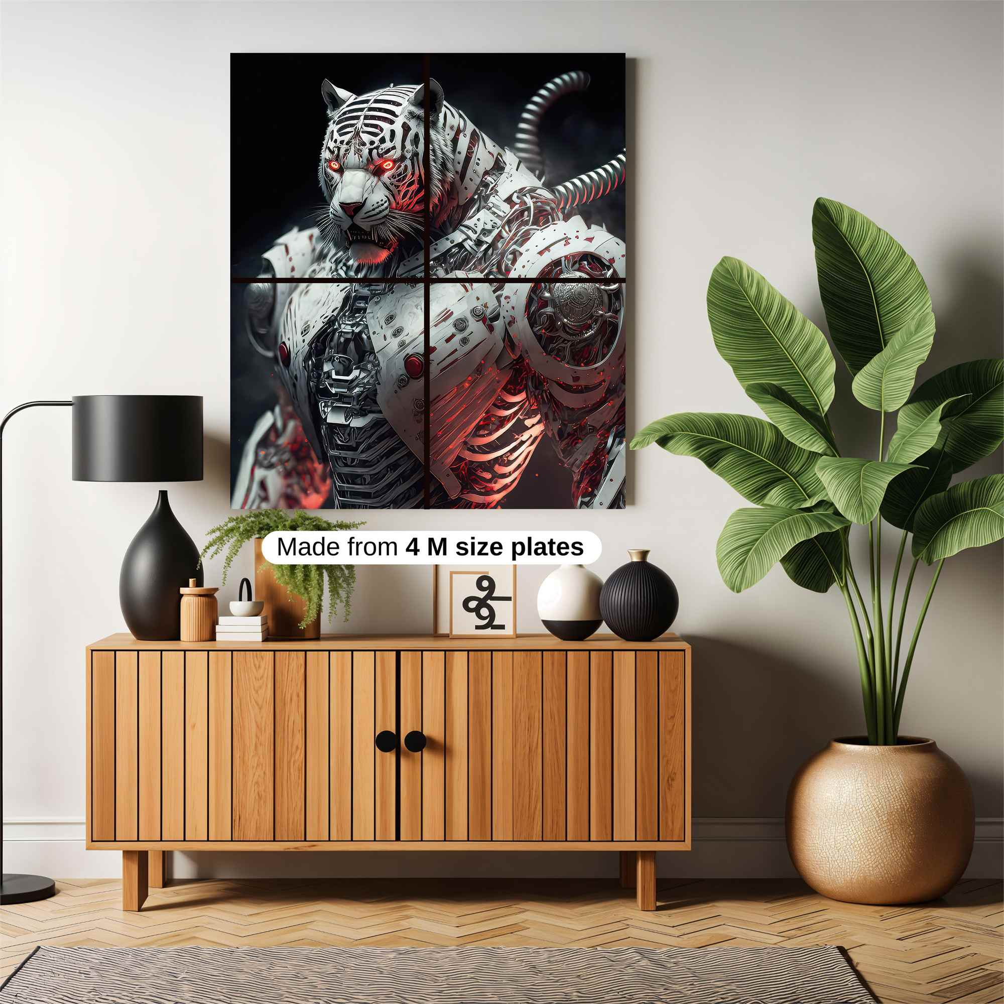 Tiger Fury Safe Wall Magnetic / M