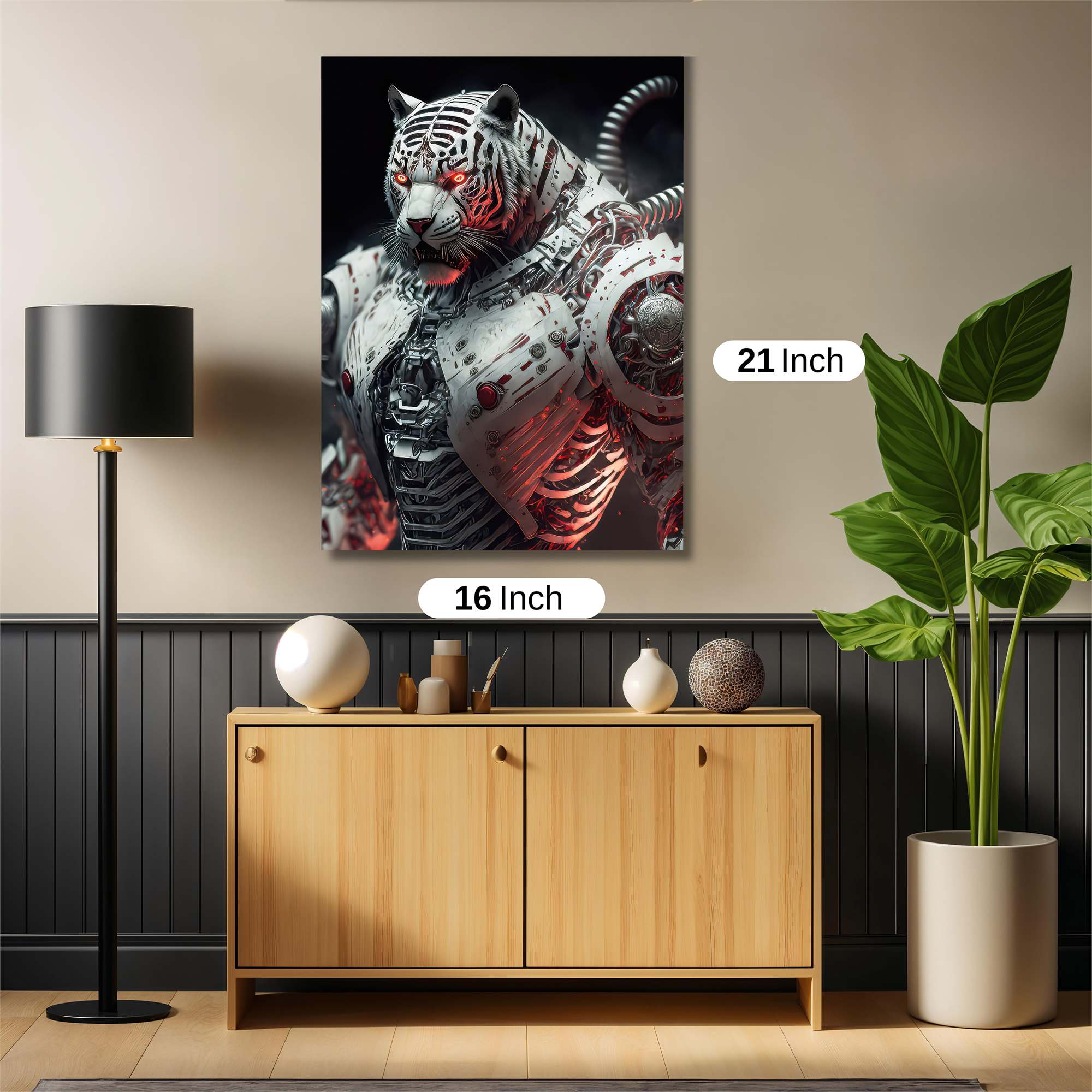 Tiger Fury Safe Wall Magnetic / M