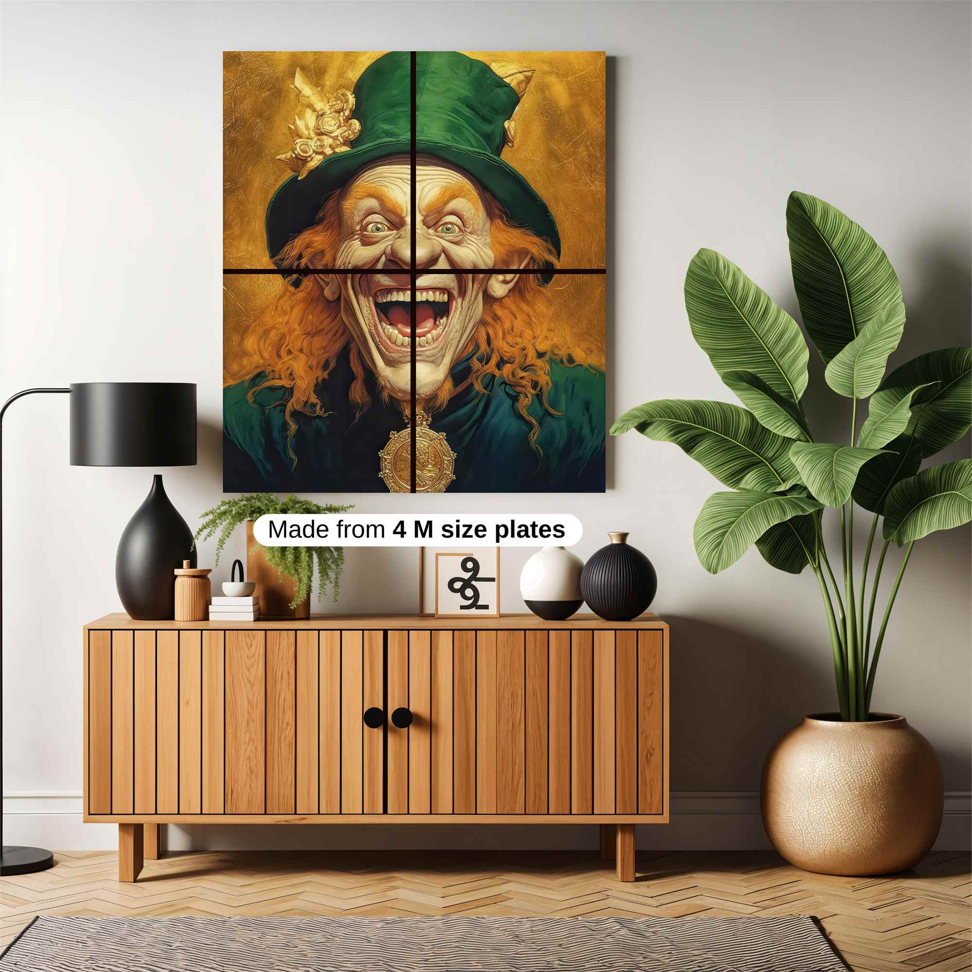 Leprechaun Jubilant Safe Wall Magnetic / M